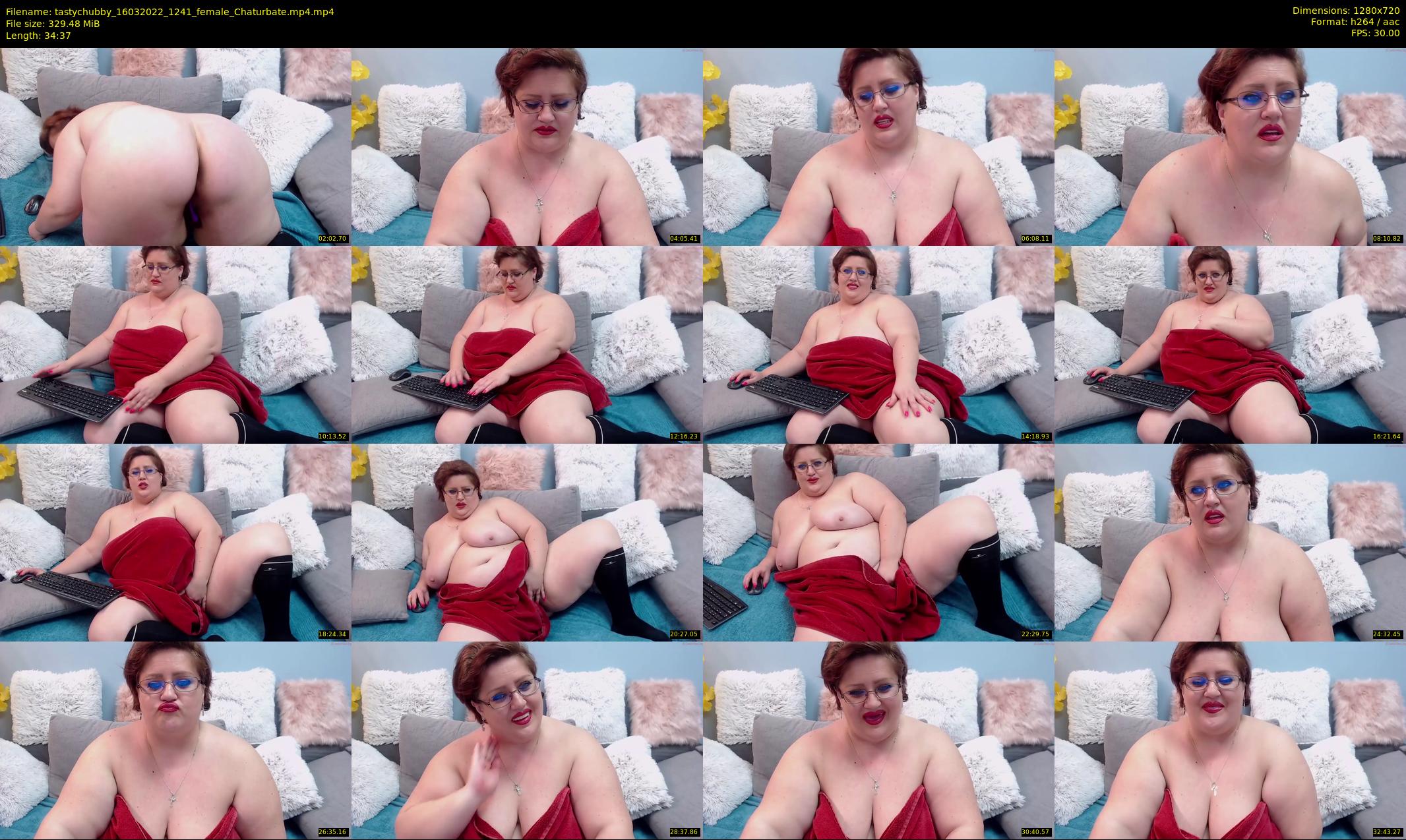 tastychubby — 35 minute Chaturbate female cam show recording, 720p, Mar 16, 2022