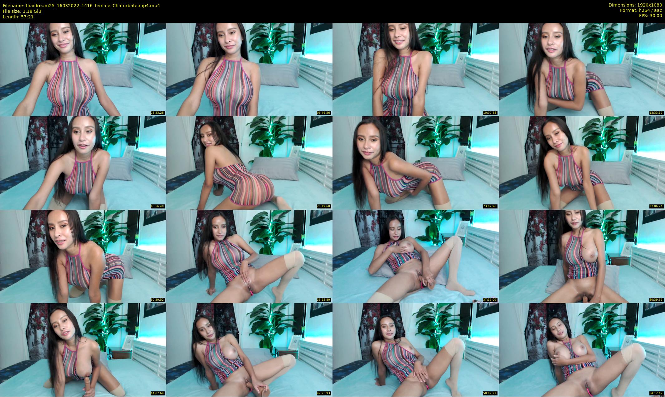 thaidream25 — 58 minute Chaturbate female cam show recording, 1080p, Mar 16, 2022
