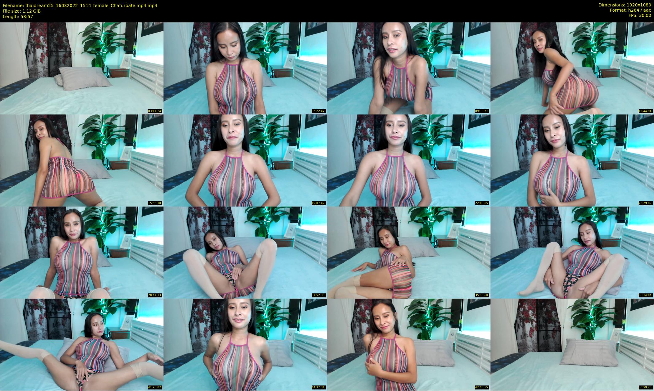 thaidream25 — 54 minute Chaturbate female cam show recording, 1080p, Mar 16, 2022