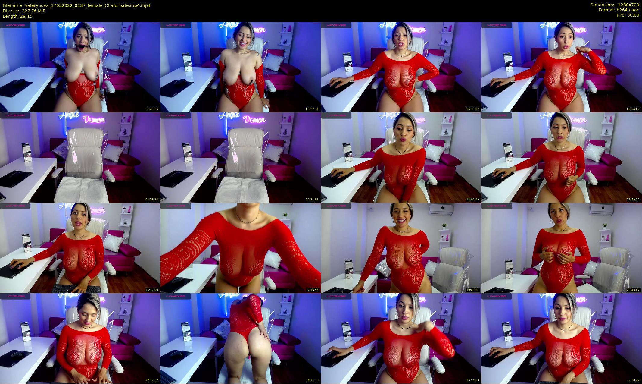 valerynova — 30 minute Chaturbate female cam show recording, 720p, Mar 17, 2022