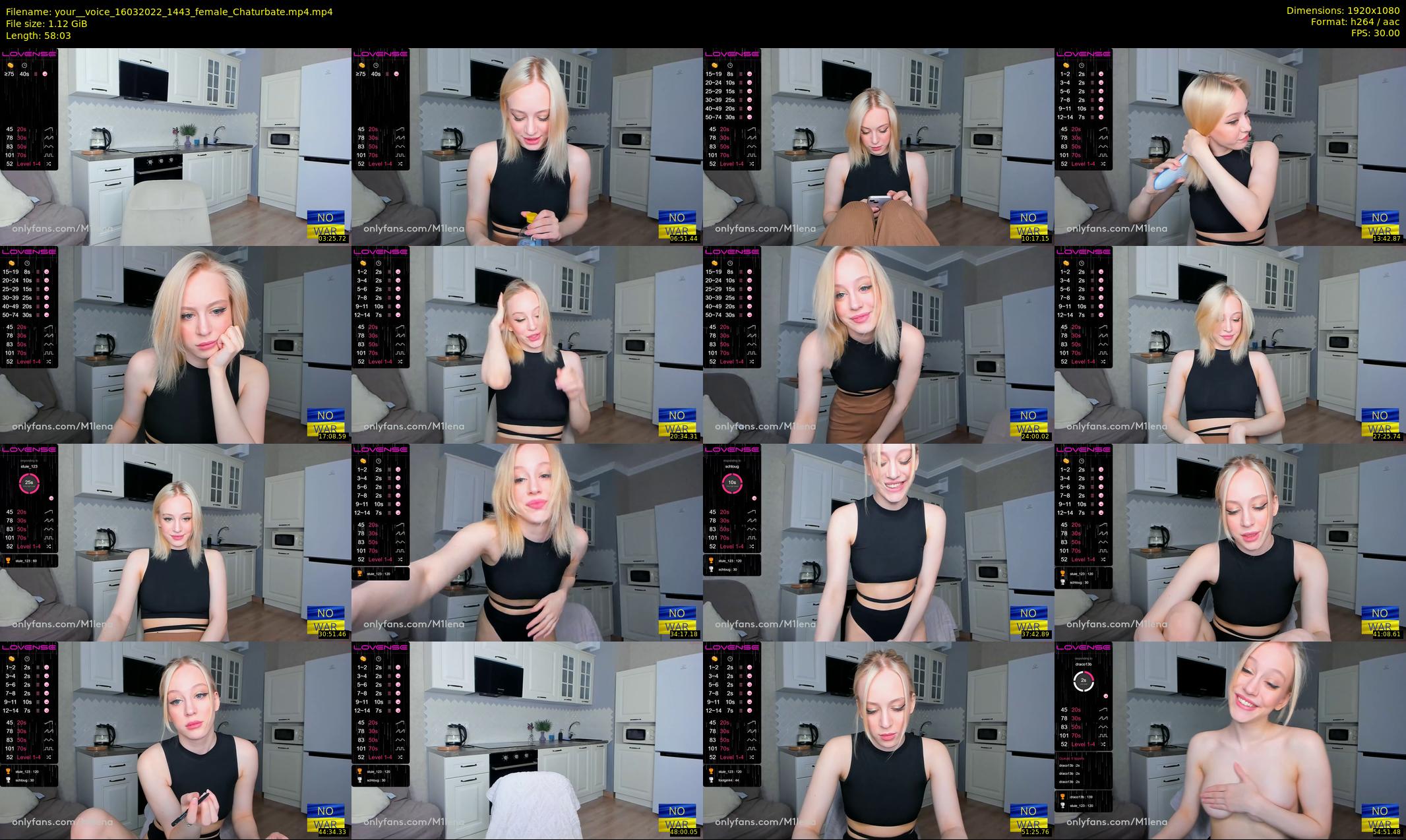 your__voice — 59 minute Chaturbate female cam show recording, 1080p, Mar 16, 2022