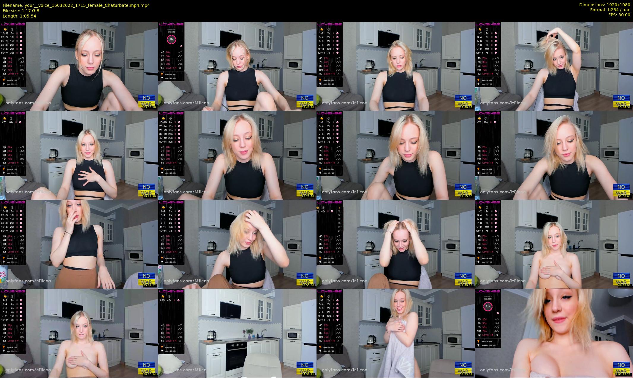 your__voice — 66 minute Chaturbate female cam show recording, 1080p, Mar 16, 2022