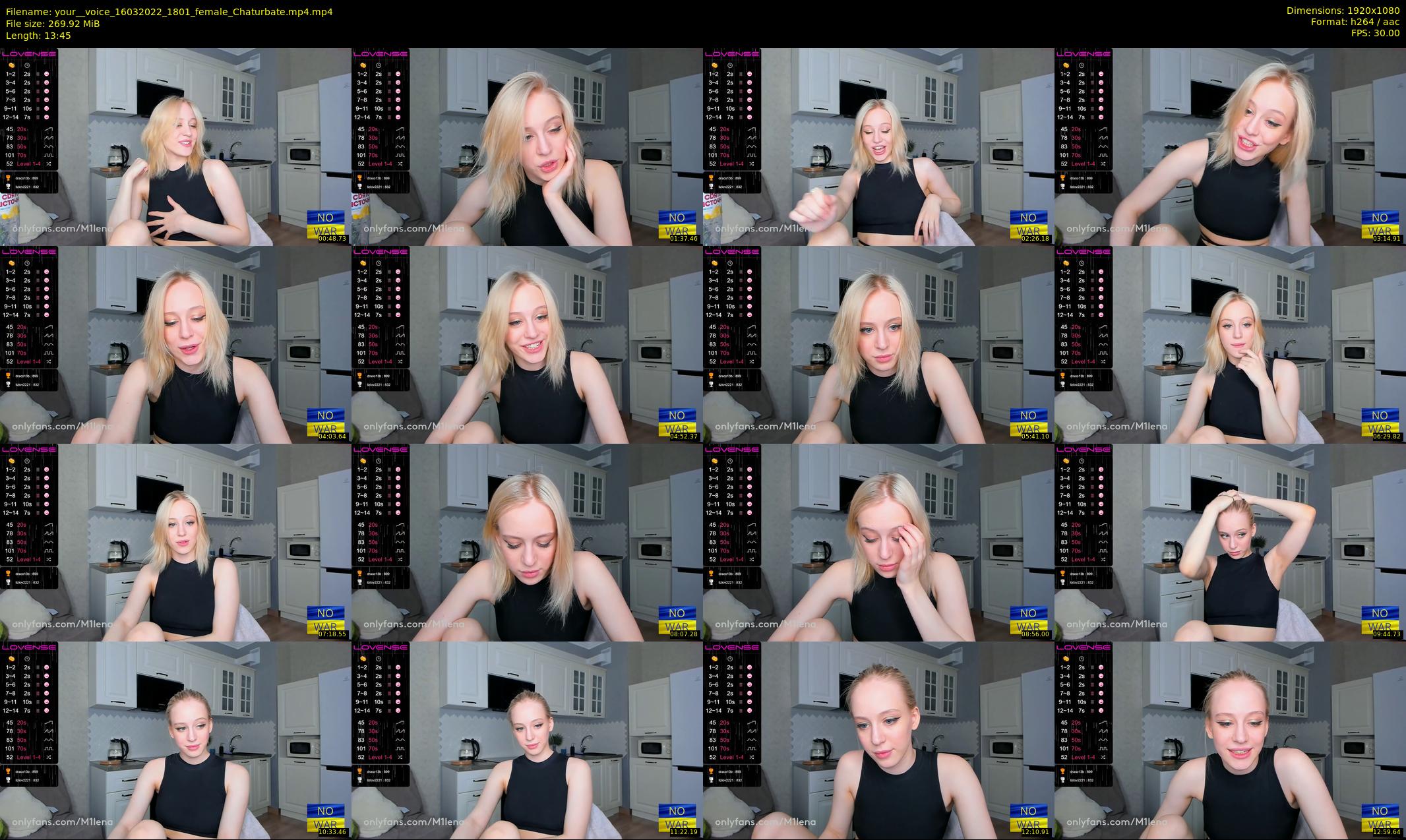 your__voice — 14 minute Chaturbate female cam show recording, 1080p, Mar 16, 2022