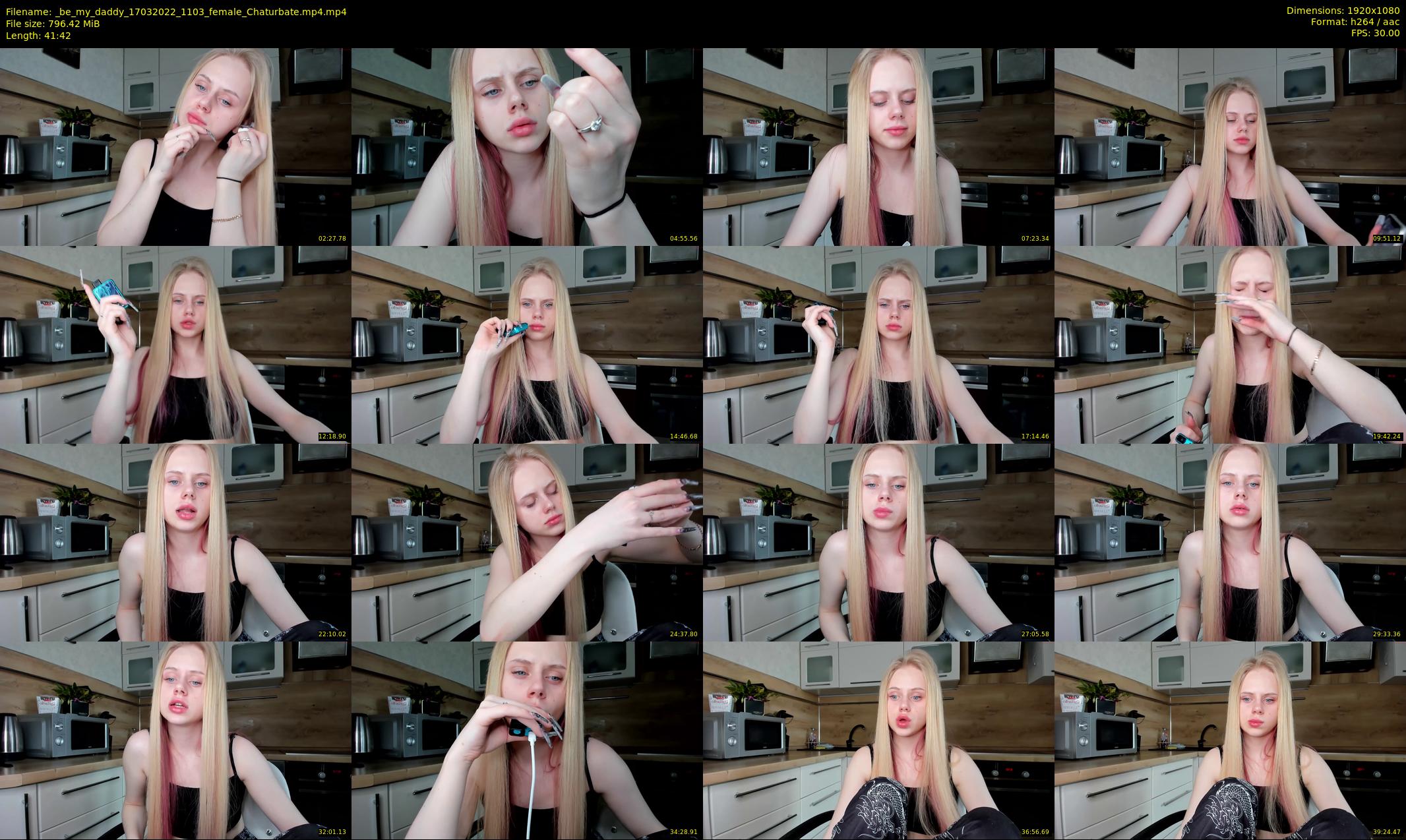 _be_my_daddy — 42 minute Chaturbate female cam show recording, 1080p, Mar 17, 2022