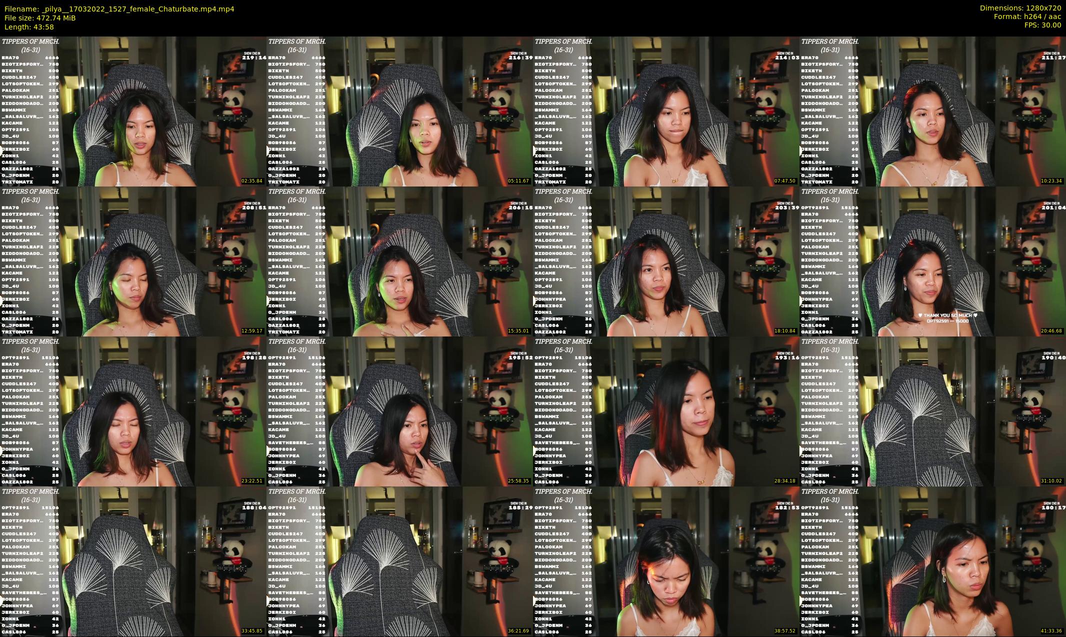 _pilya_ — 44 minute Chaturbate female cam show recording, 720p, Mar 17, 2022