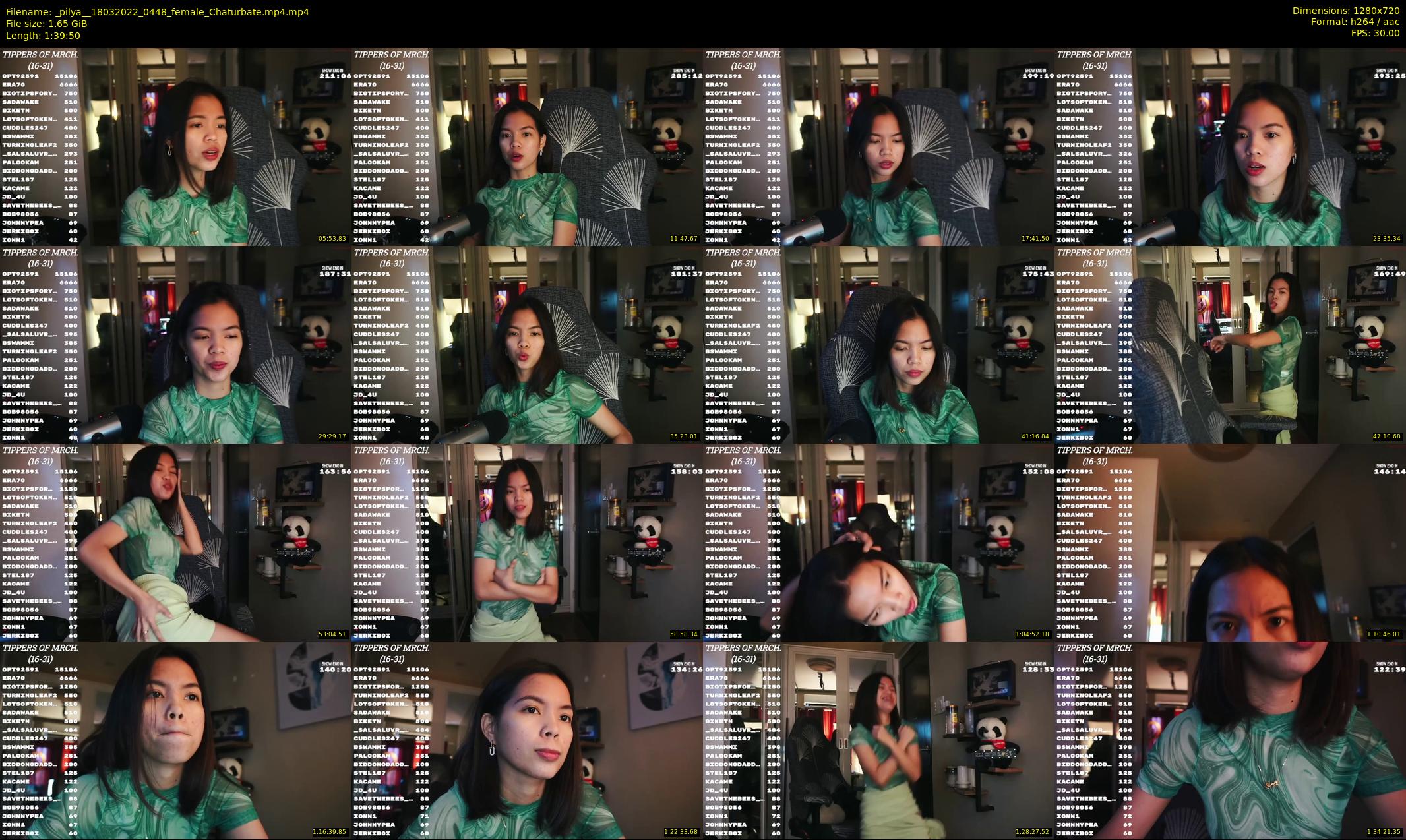 _pilya_ — 100 minute Chaturbate female cam show recording, 720p, Mar 18, 2022