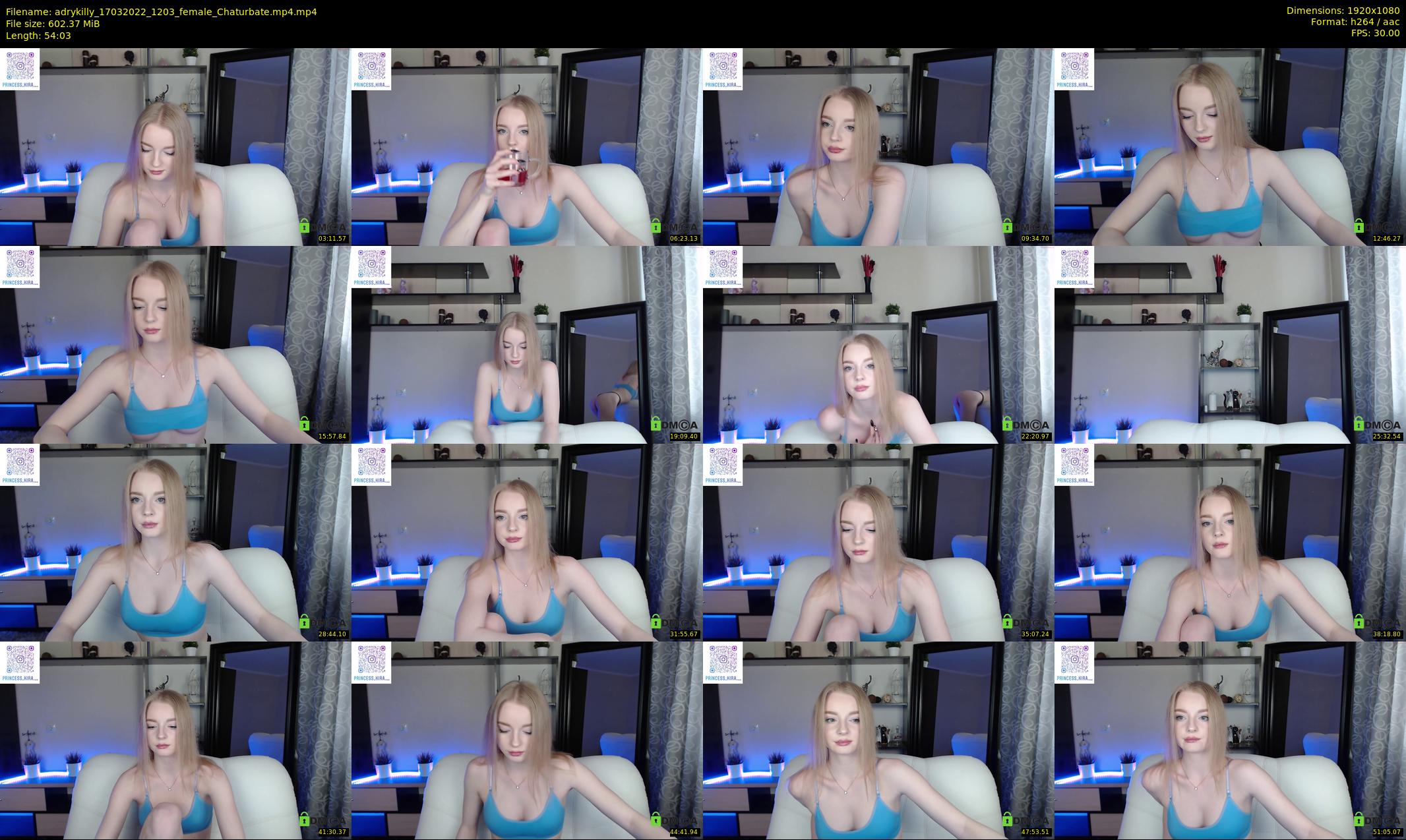 adrykilly — 55 minute Chaturbate female cam show recording, 1080p, Mar 17, 2022