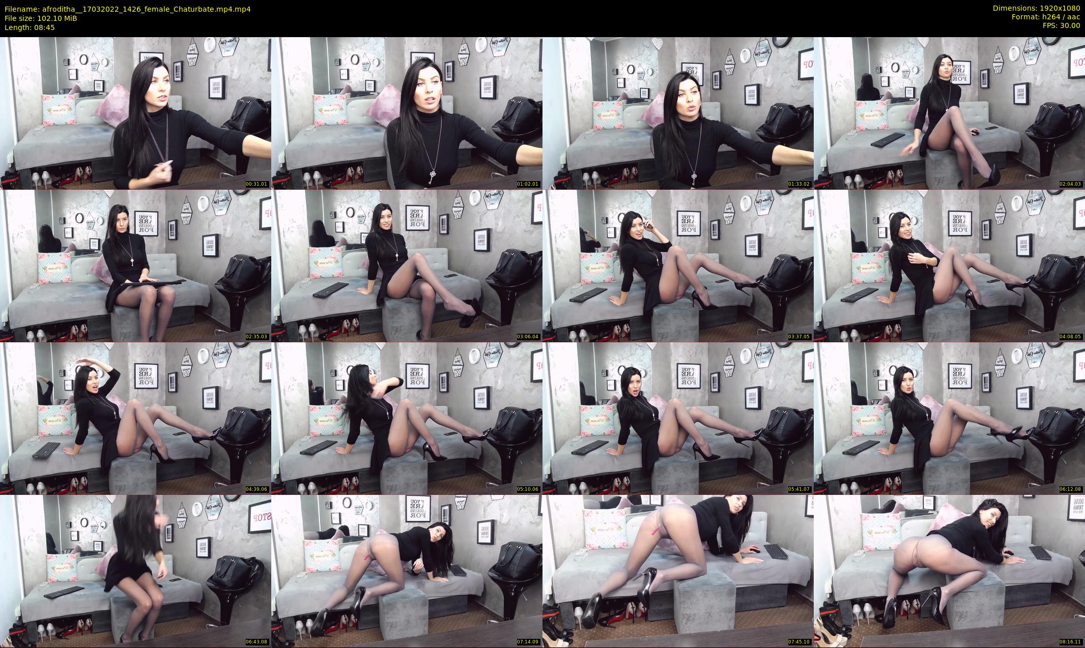 afroditha_ — 9 minute Chaturbate female cam show recording, 1080p, Mar 17, 2022