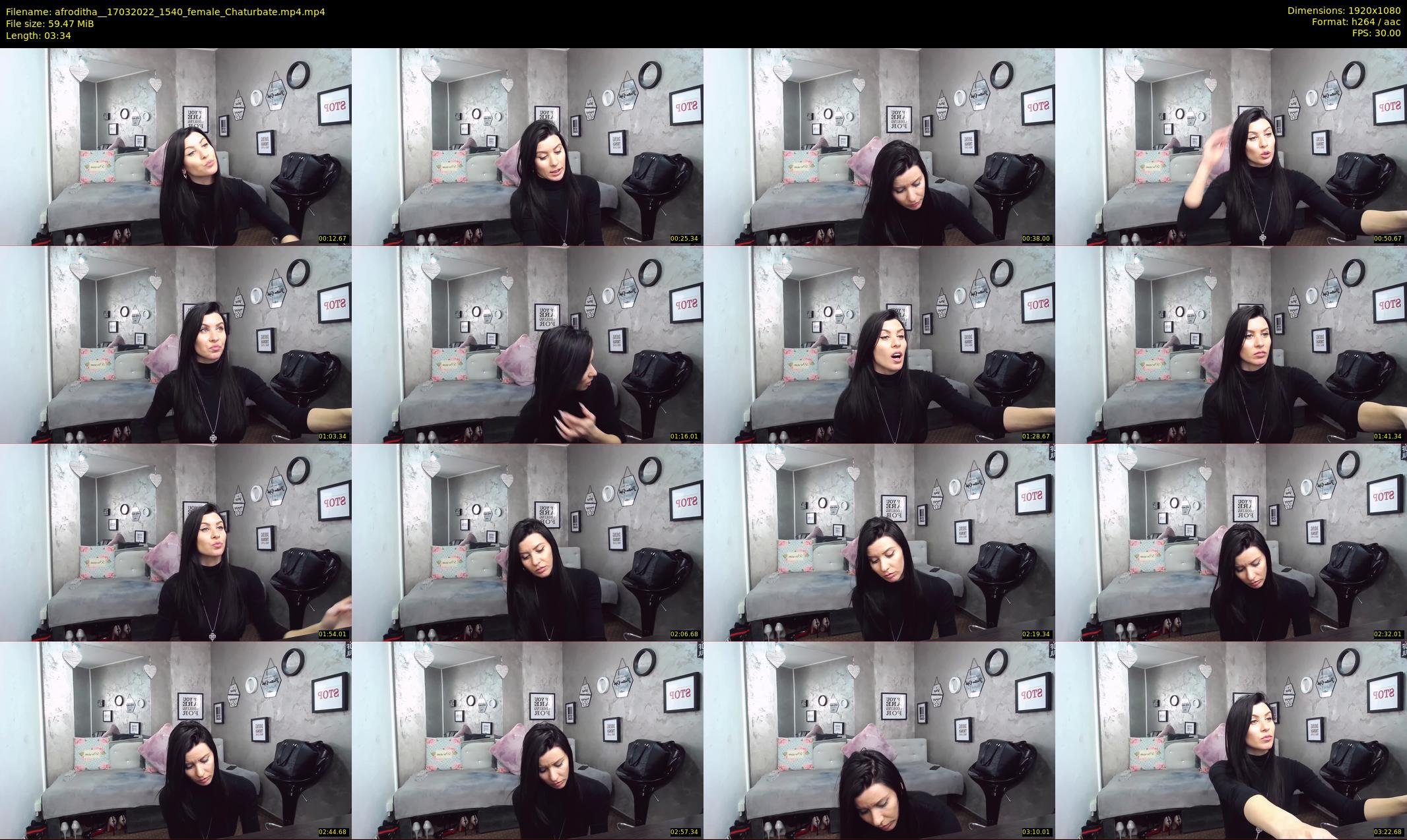 afroditha_ — 4 minute Chaturbate female cam show recording, 1080p, Mar 17, 2022