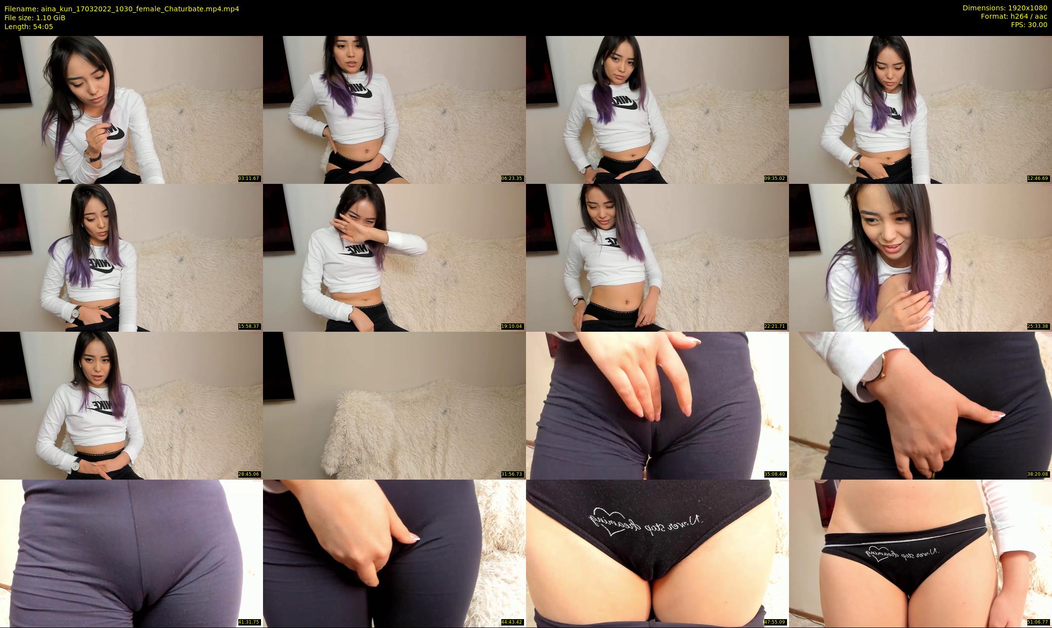 aina_kun — 55 minute Chaturbate female cam show recording, 1080p, Mar 17, 2022