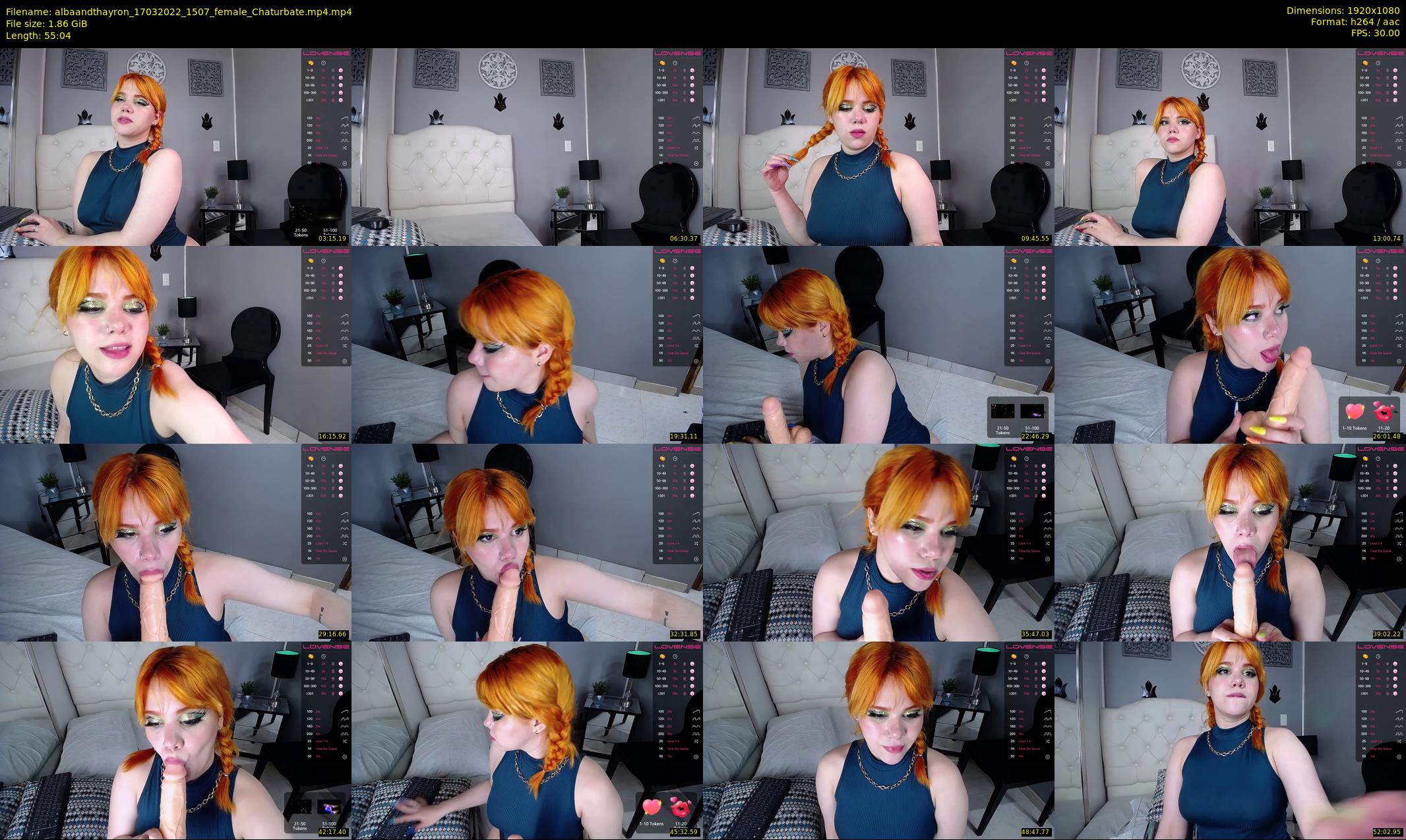 albaandthayron — 56 minute Chaturbate couple cam show recording, 1080p, Mar 17, 2022