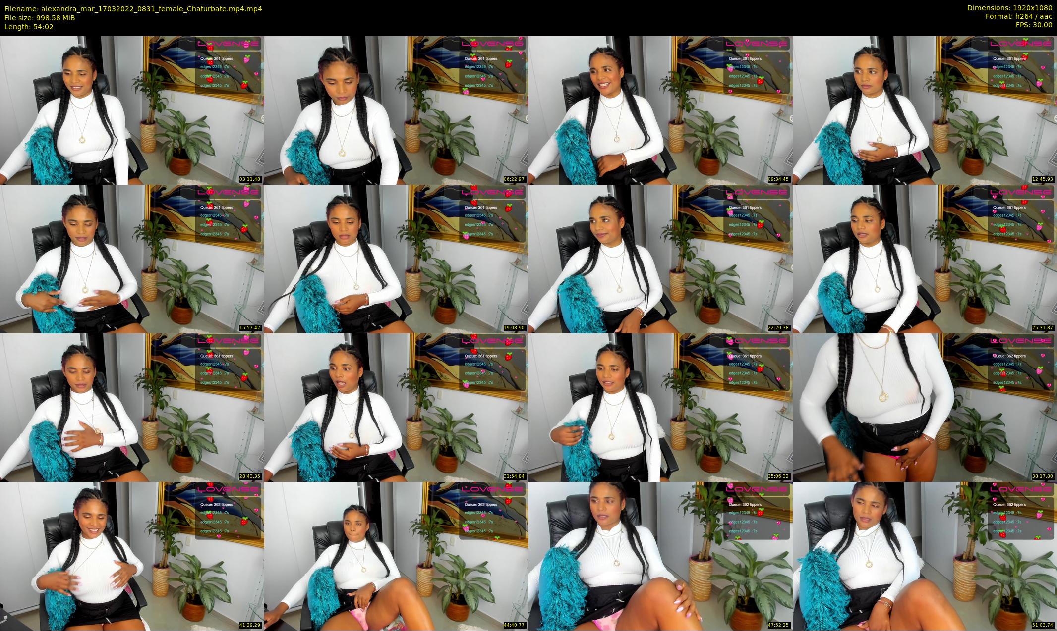 alexandra_mar — 55 minute Chaturbate female cam show recording, 1080p, Mar 17, 2022