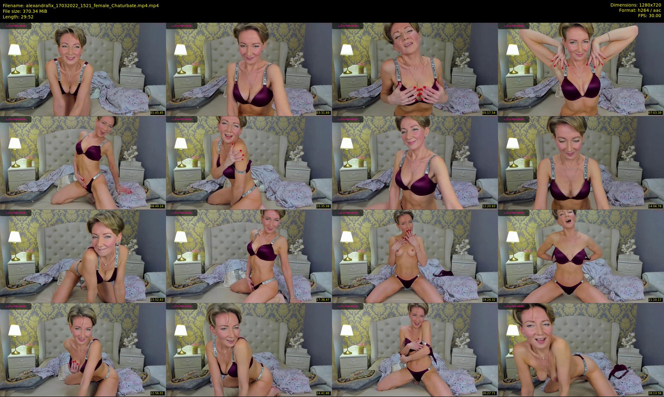 alexandrafix — 30 minute Chaturbate female cam show recording, 720p, Mar 17, 2022