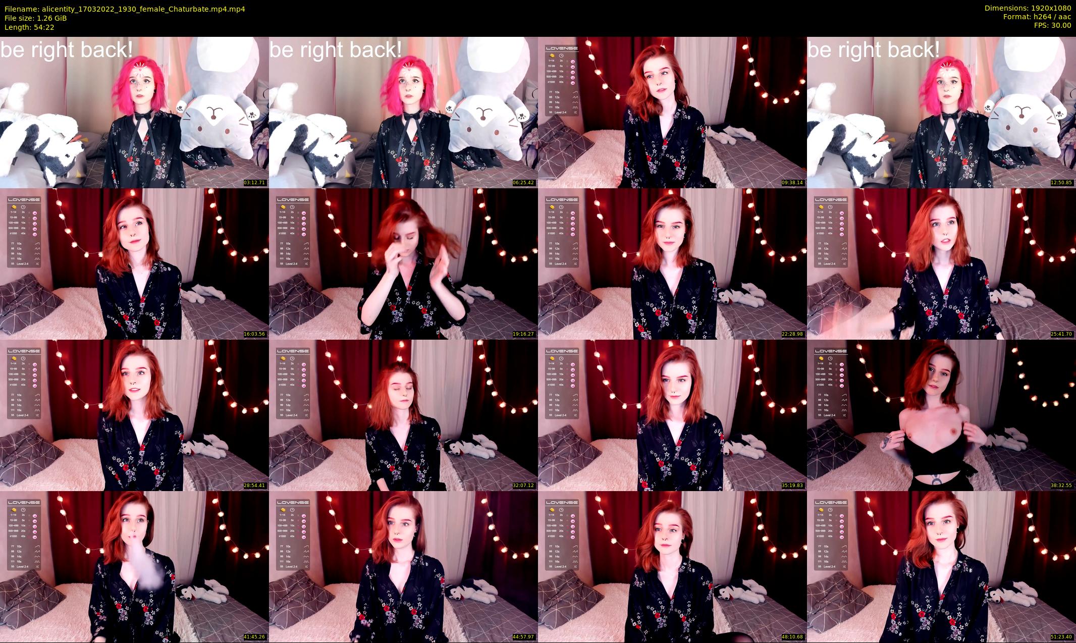 alicentity — 55 minute Chaturbate female cam show recording, 1080p, Mar 17, 2022