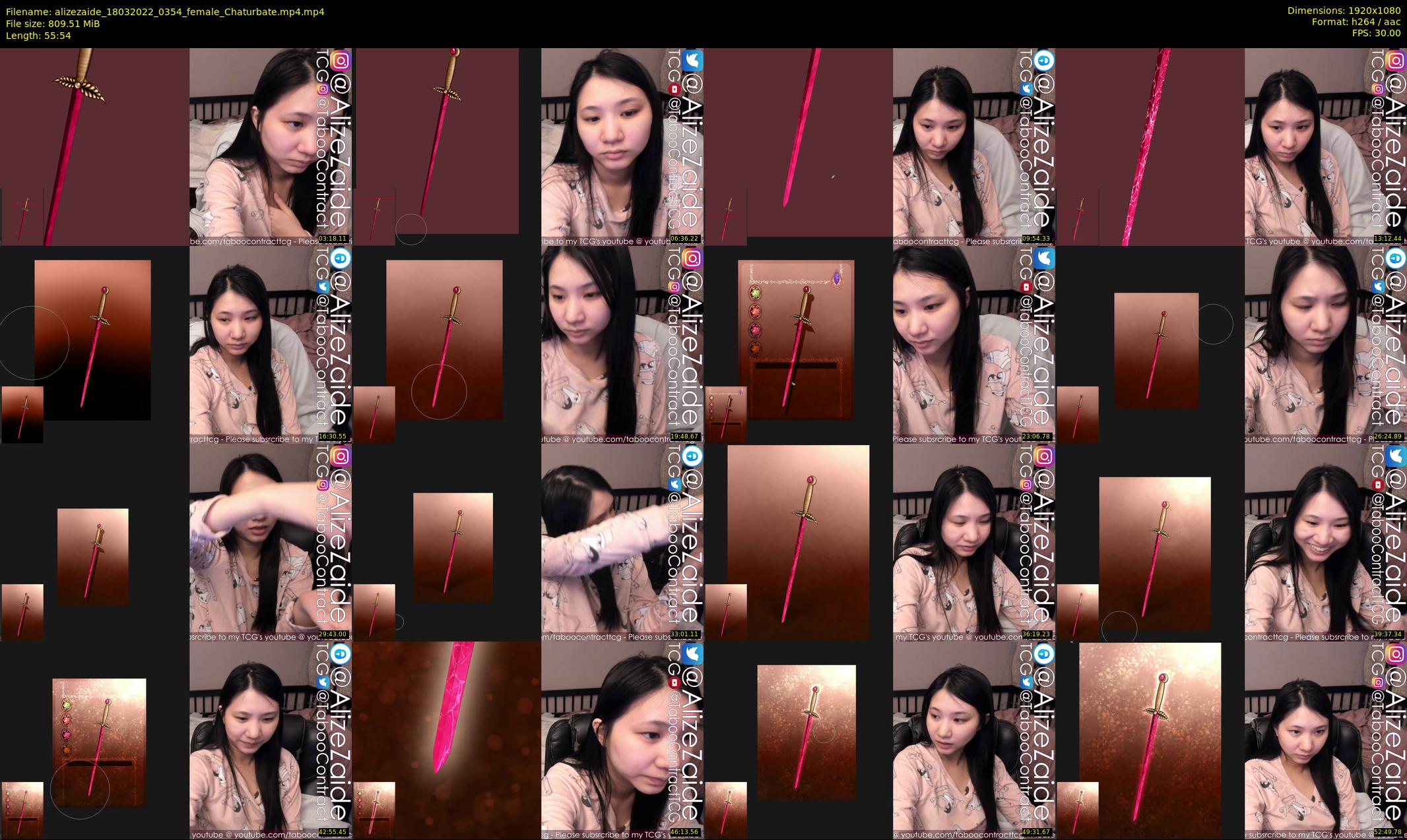 alizezaide — 56 minute Chaturbate female cam show recording, 1080p, Mar 18, 2022