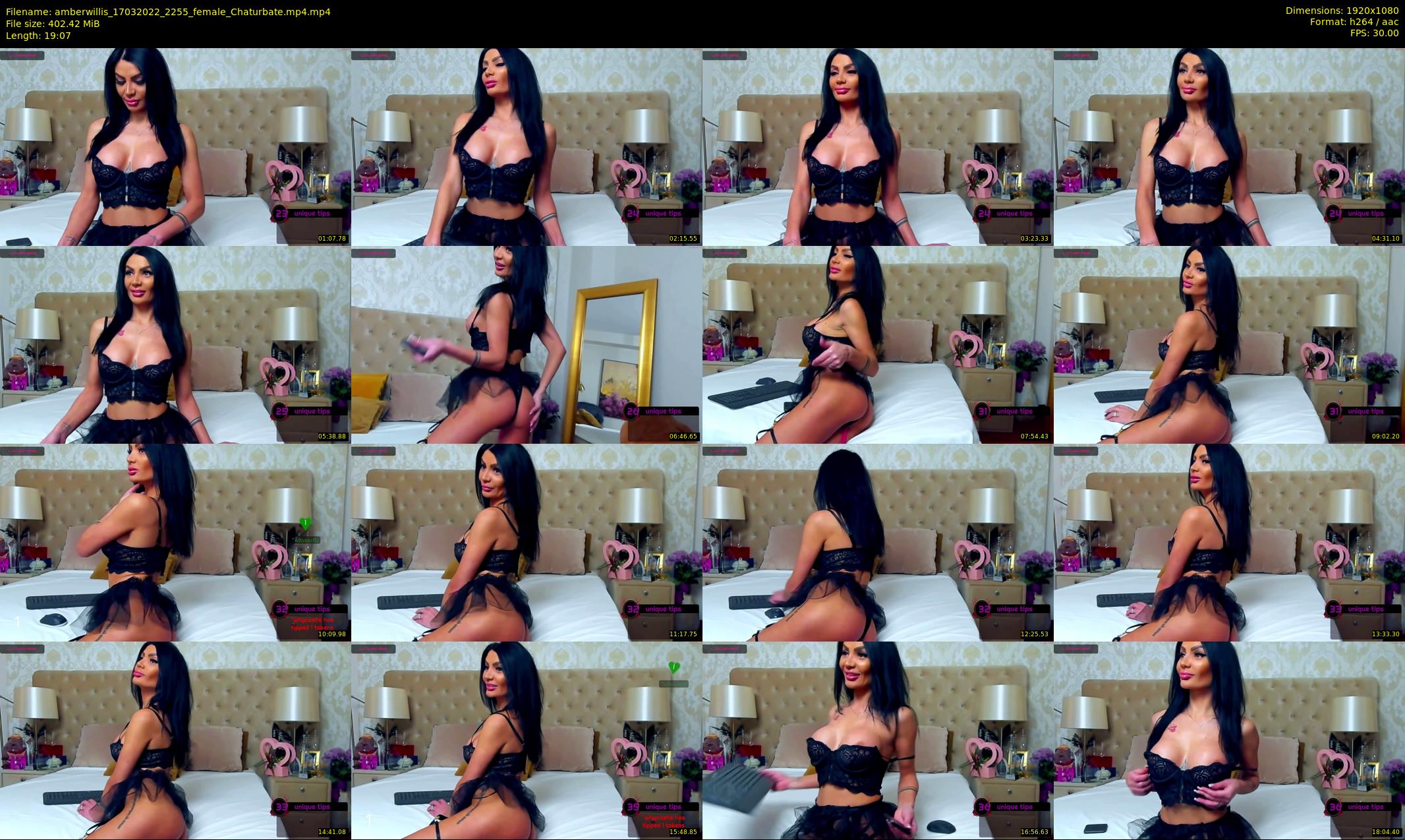 amberwillis — 20 minute Chaturbate female cam show recording, 1080p, Mar 17, 2022