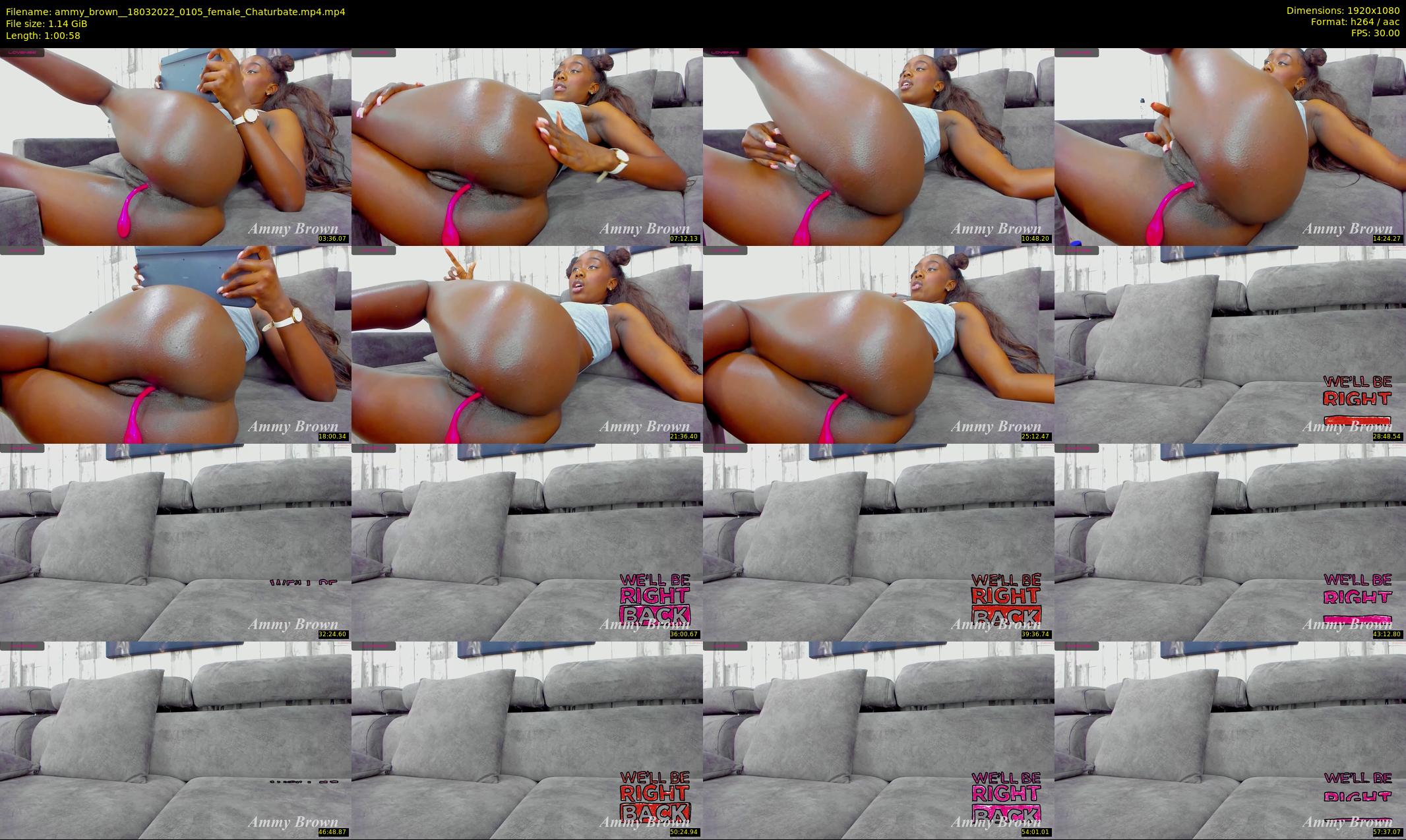 ammy_brown_ — 61 minute Chaturbate female cam show recording, 1080p, Mar 18, 2022