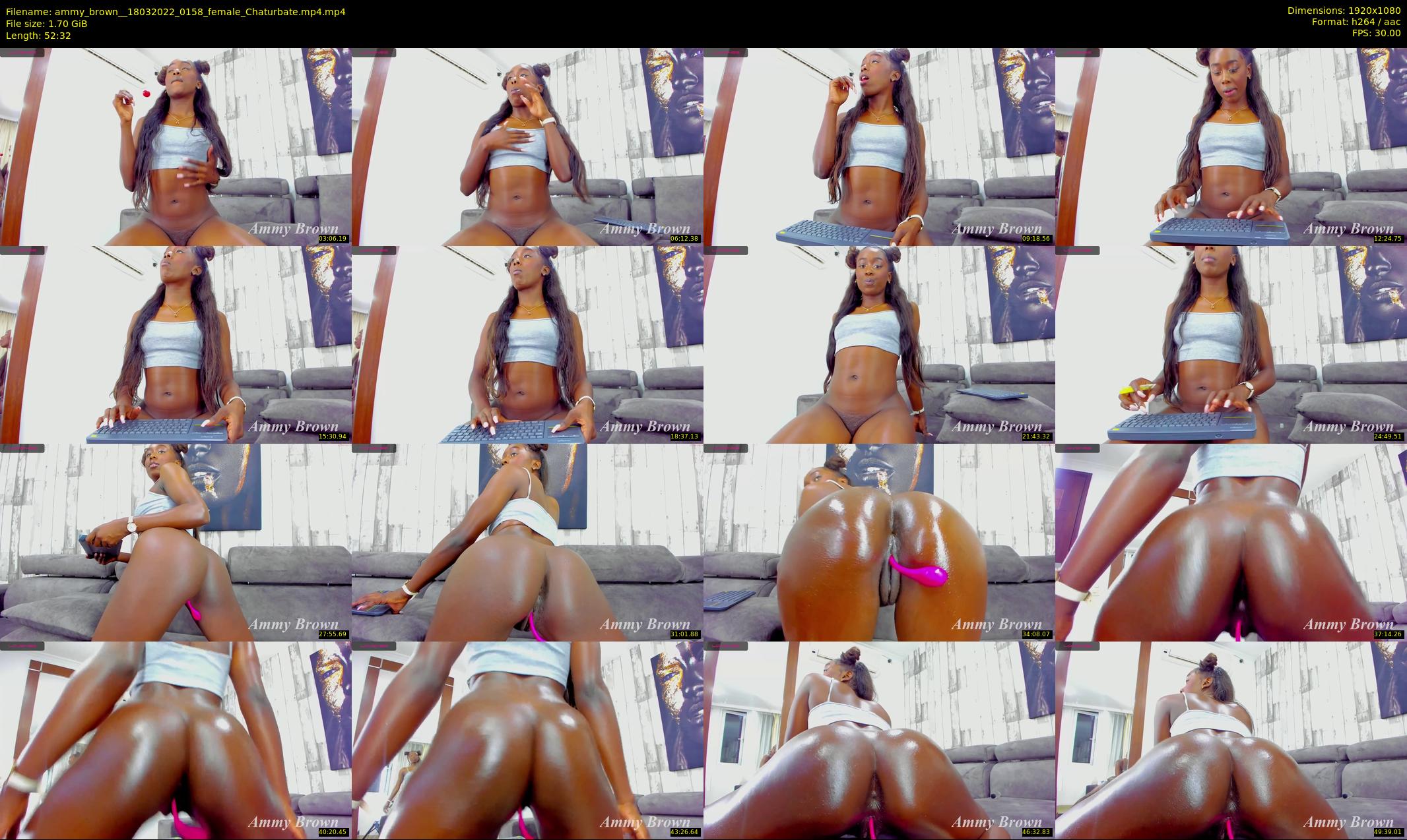 ammy_brown_ — 53 minute Chaturbate female cam show recording, 1080p, Mar 18, 2022