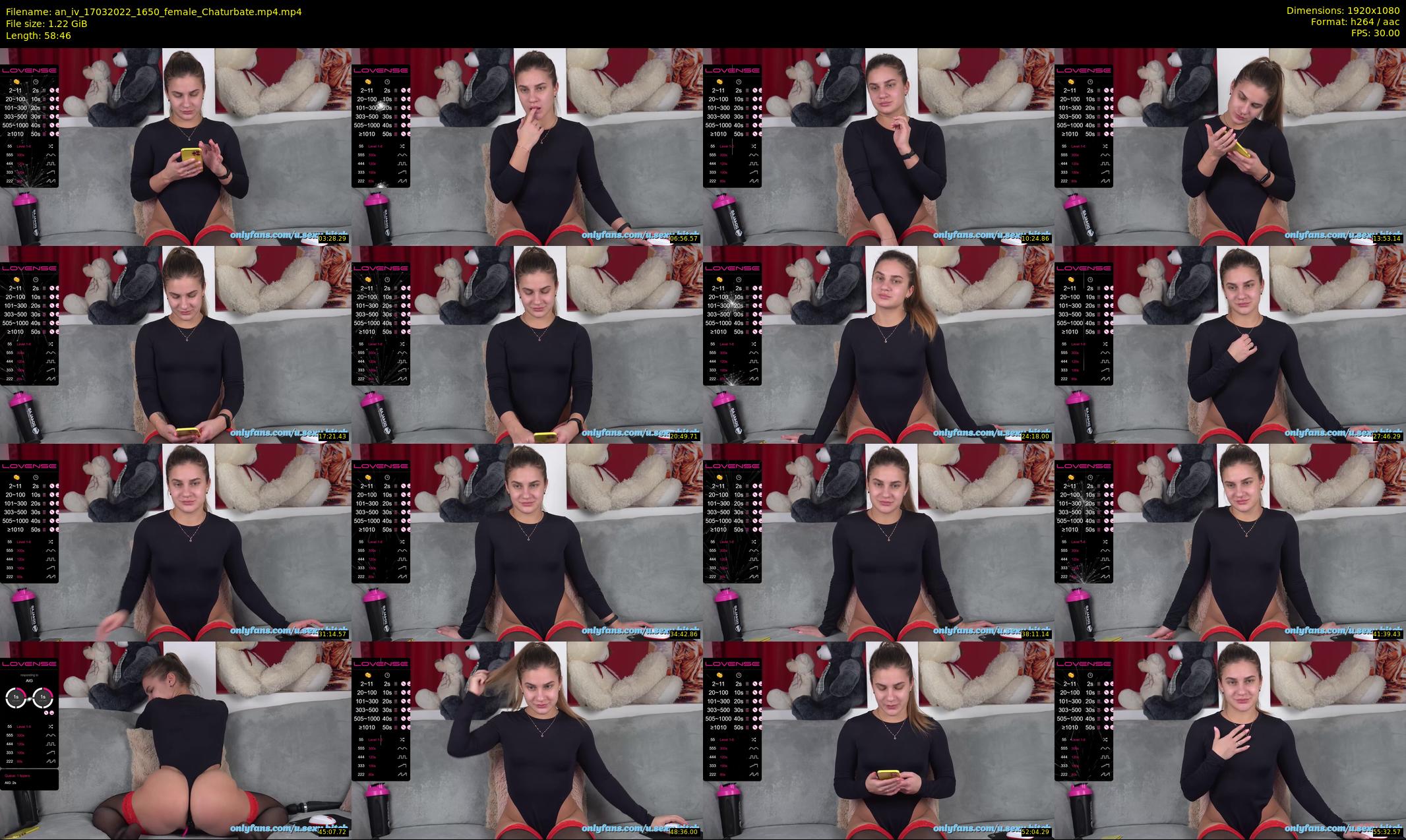 an_iv — 59 minute Chaturbate female cam show recording, 1080p, Mar 17, 2022