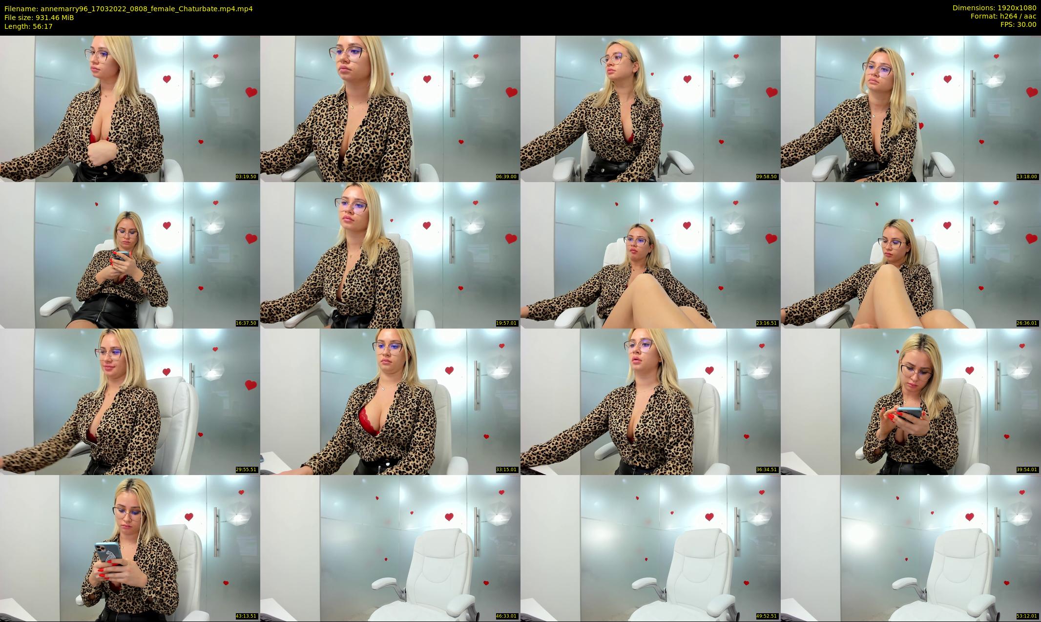 annemarry96 — 57 minute Chaturbate female cam show recording, 1080p, Mar 17, 2022