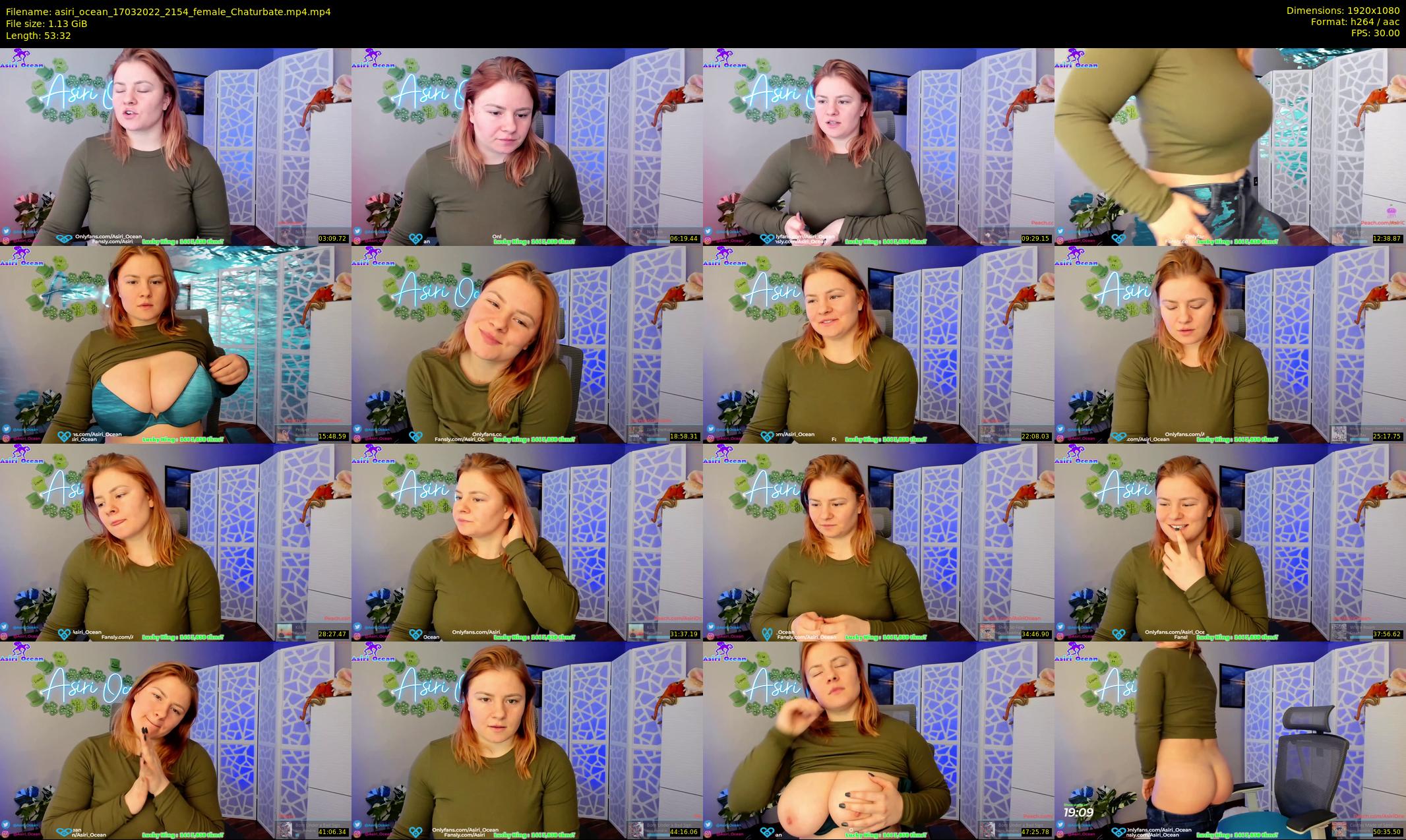 asiri_ocean — 54 minute Chaturbate female cam show recording, 1080p, Mar 17, 2022