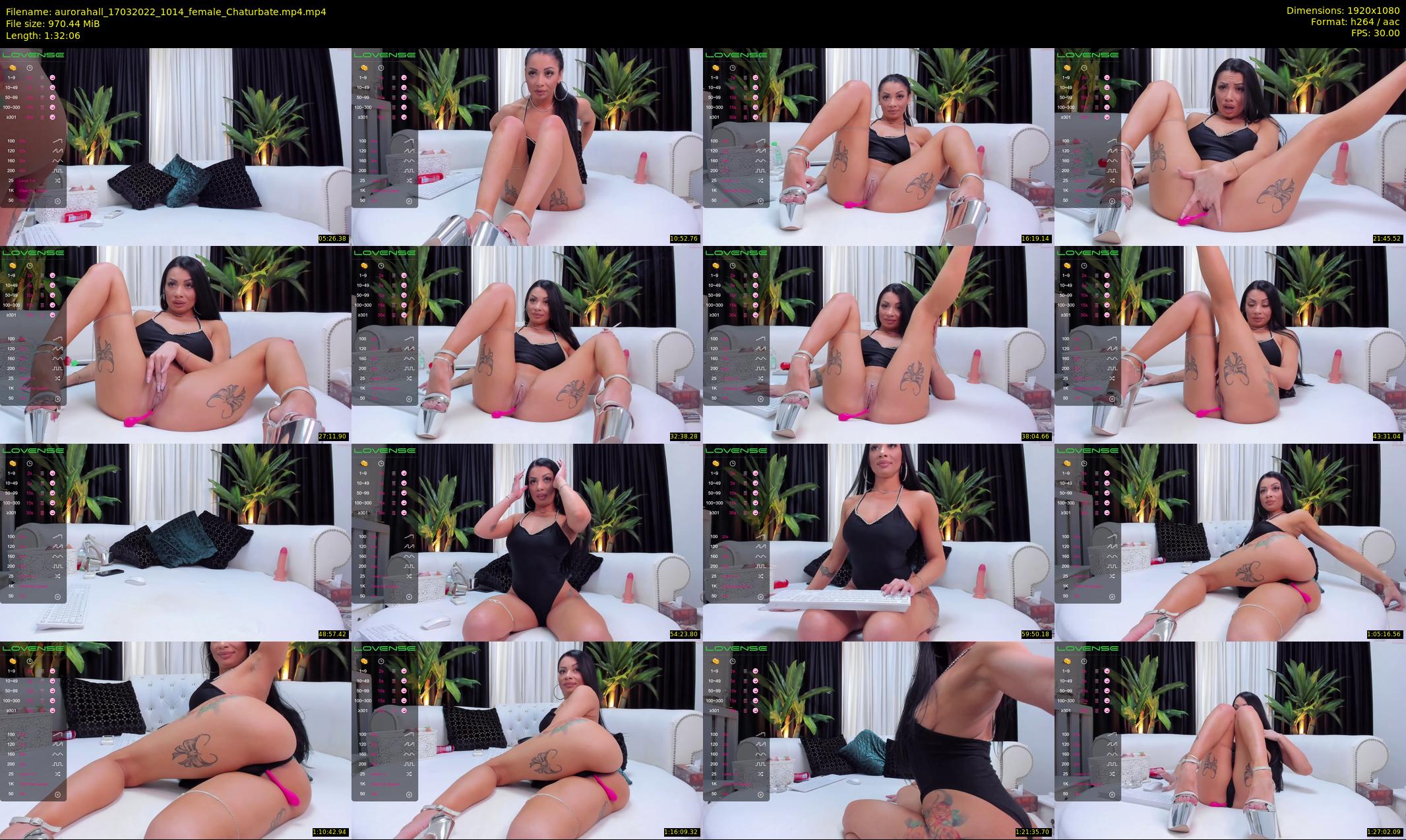 aurorahall — 93 minute Chaturbate female cam show recording, 1080p, Mar 17, 2022