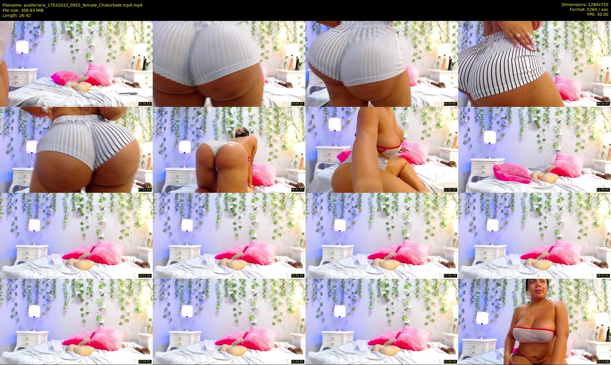 avaferrera — 27 minute Chaturbate female cam show recording, 720p, Mar 17, 2022