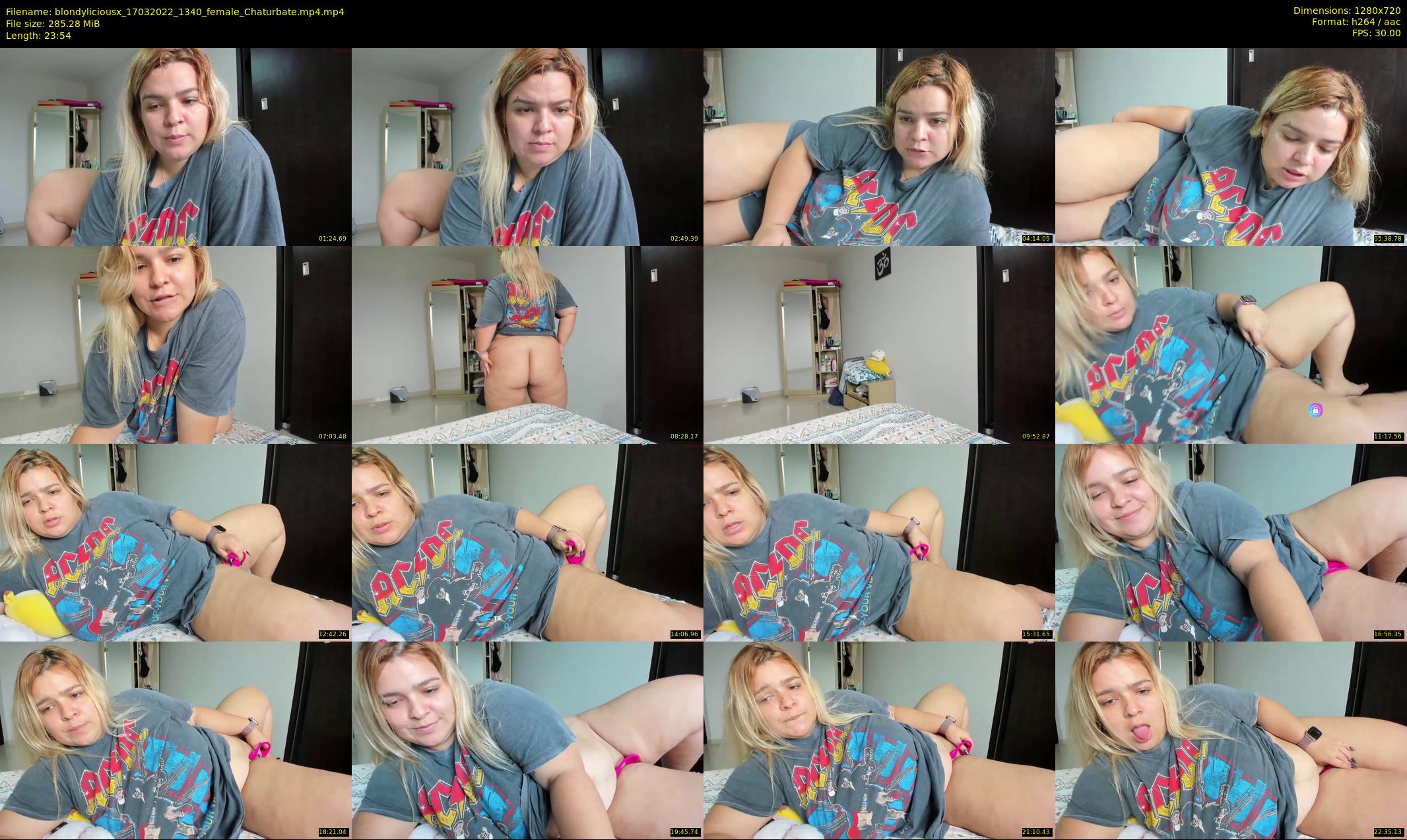 blondyliciousx — 24 minute Chaturbate female cam show recording, 720p, Mar 17, 2022
