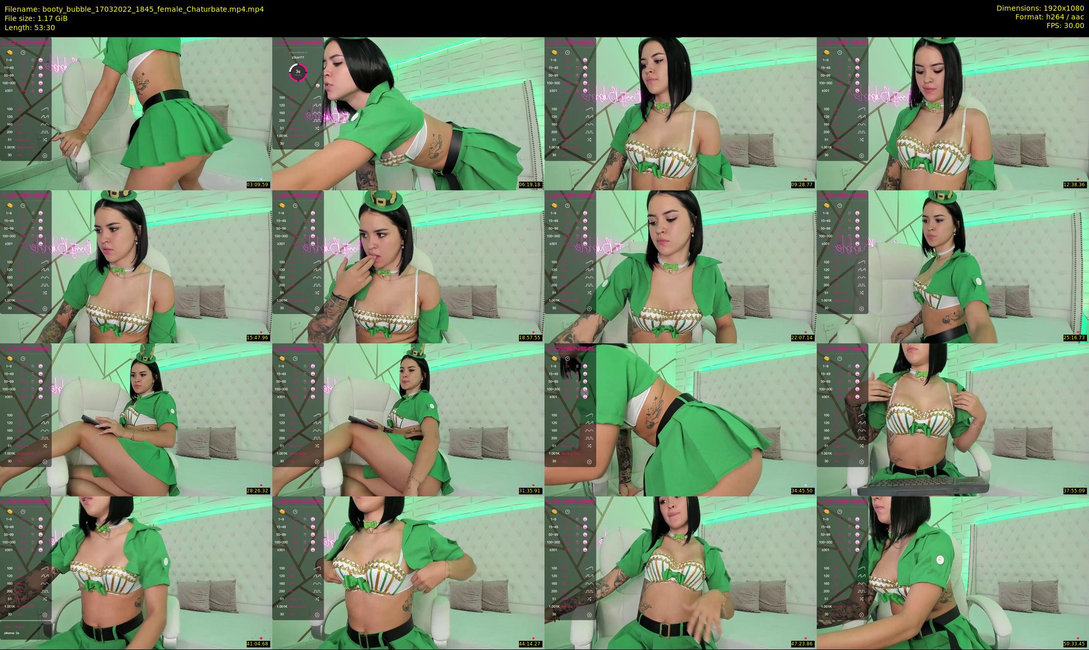booty_bubble — 54 minute Chaturbate female cam show recording, 1080p, Mar 17, 2022