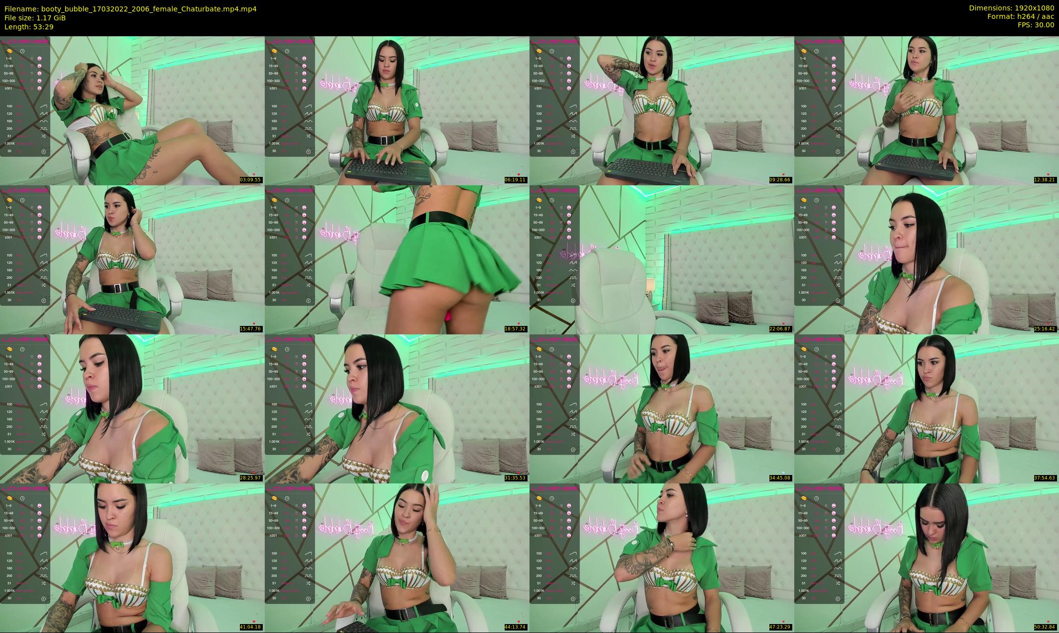 booty_bubble — 54 minute Chaturbate female cam show recording, 1080p, Mar 17, 2022