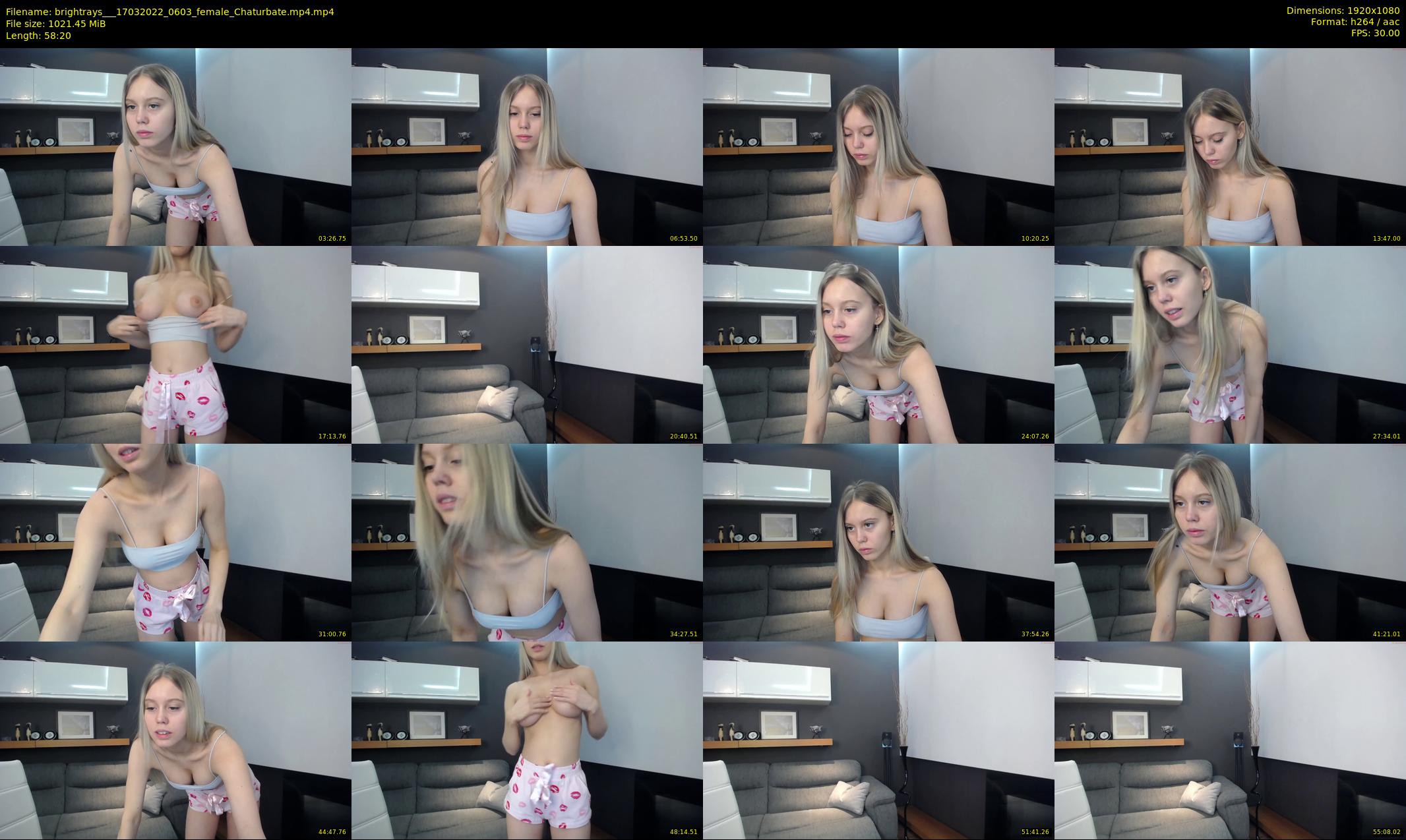 brightrays__ — 59 minute Chaturbate female cam show recording, 1080p, Mar 17, 2022