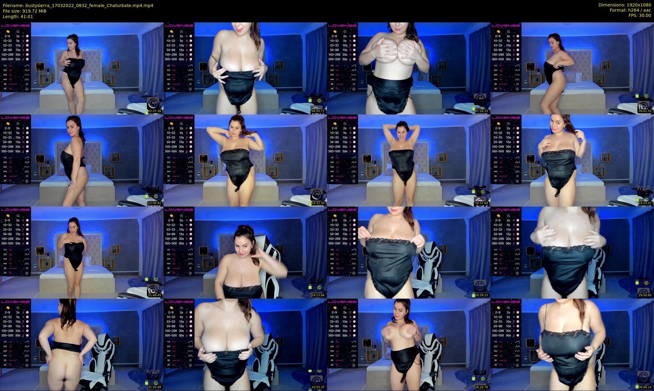 bustysierra — 42 minute Chaturbate female cam show recording, 1080p, Mar 17, 2022