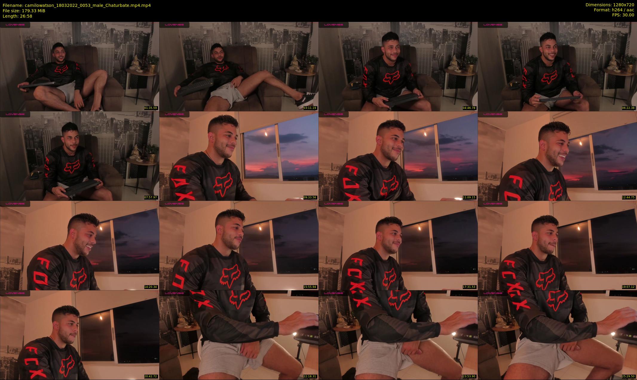 camilowatson — 27 minute Chaturbate male cam show recording, 720p, Mar 18, 2022