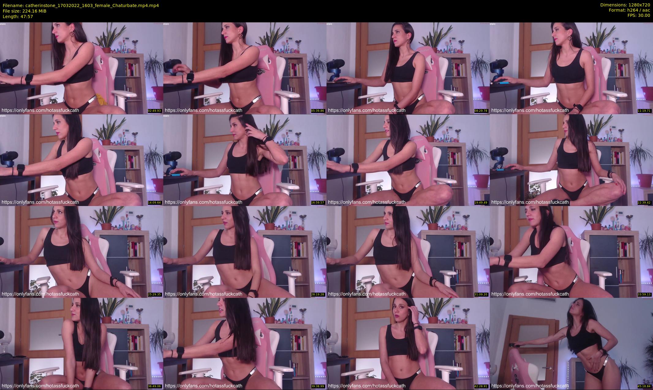 catherinstone — 48 minute Chaturbate female cam show recording, 720p, Mar 17, 2022