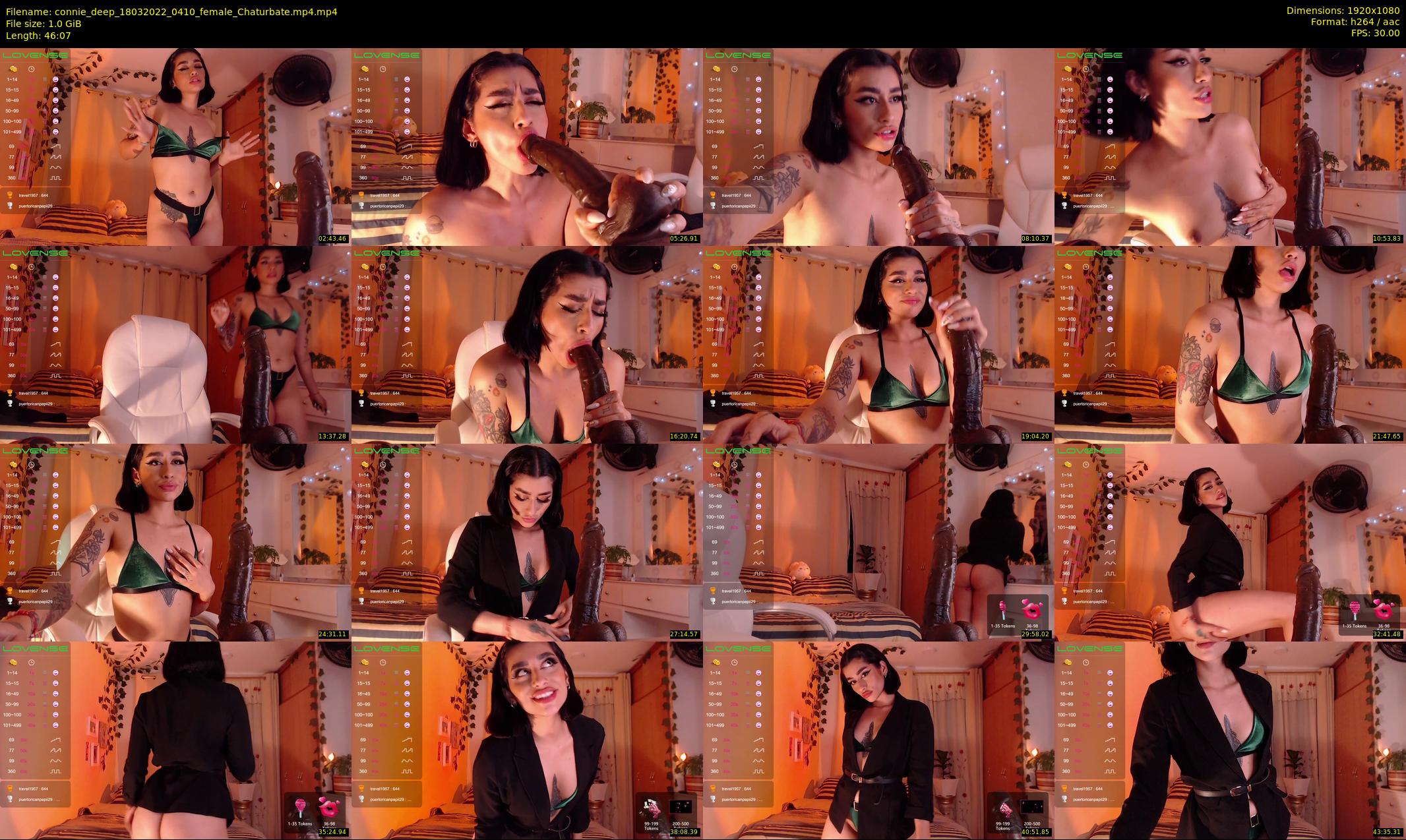 connie_deep — 47 minute Chaturbate female cam show recording, 1080p, Mar 18, 2022