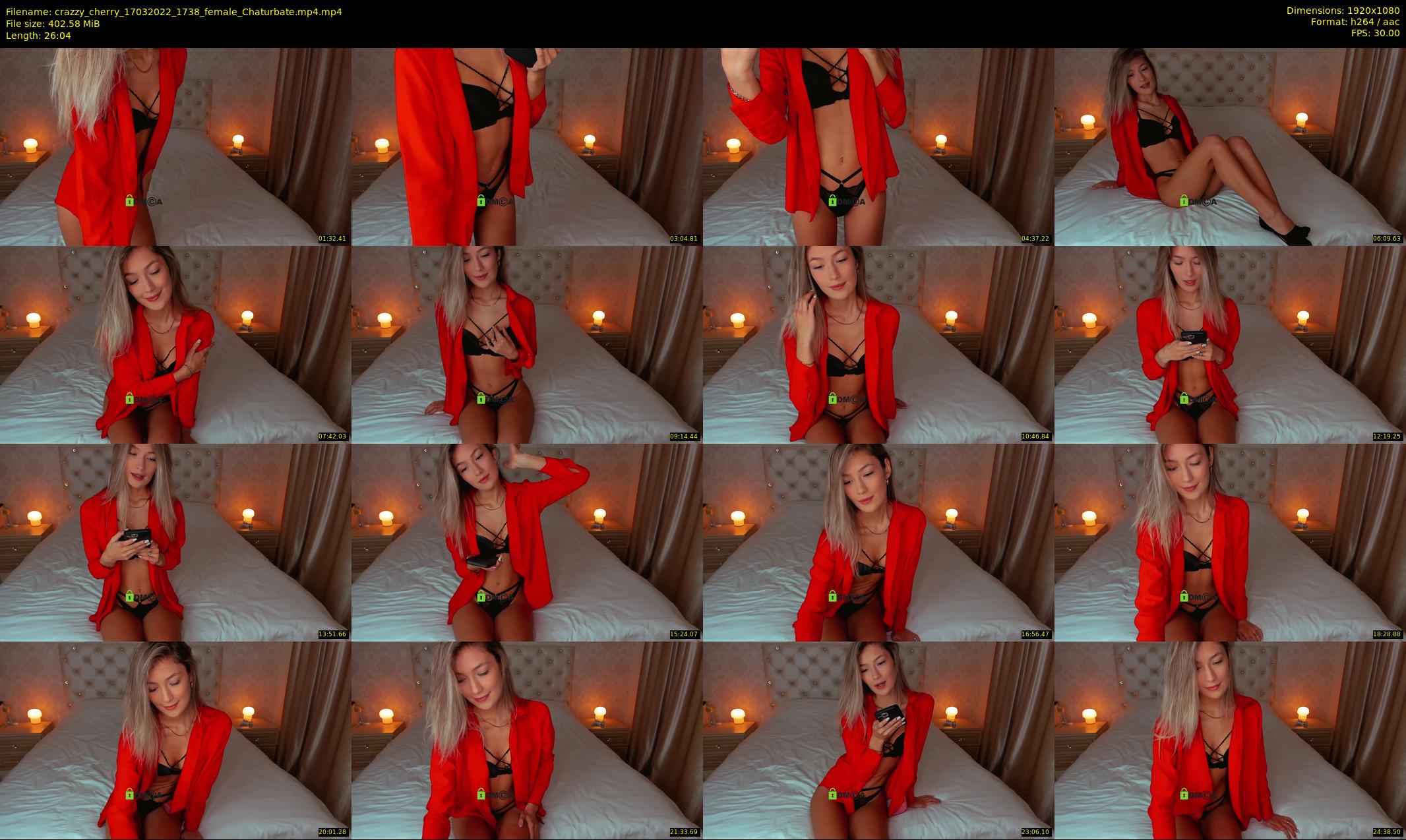 crazzy_cherry — 27 minute Chaturbate female cam show recording, 1080p, Mar 17, 2022