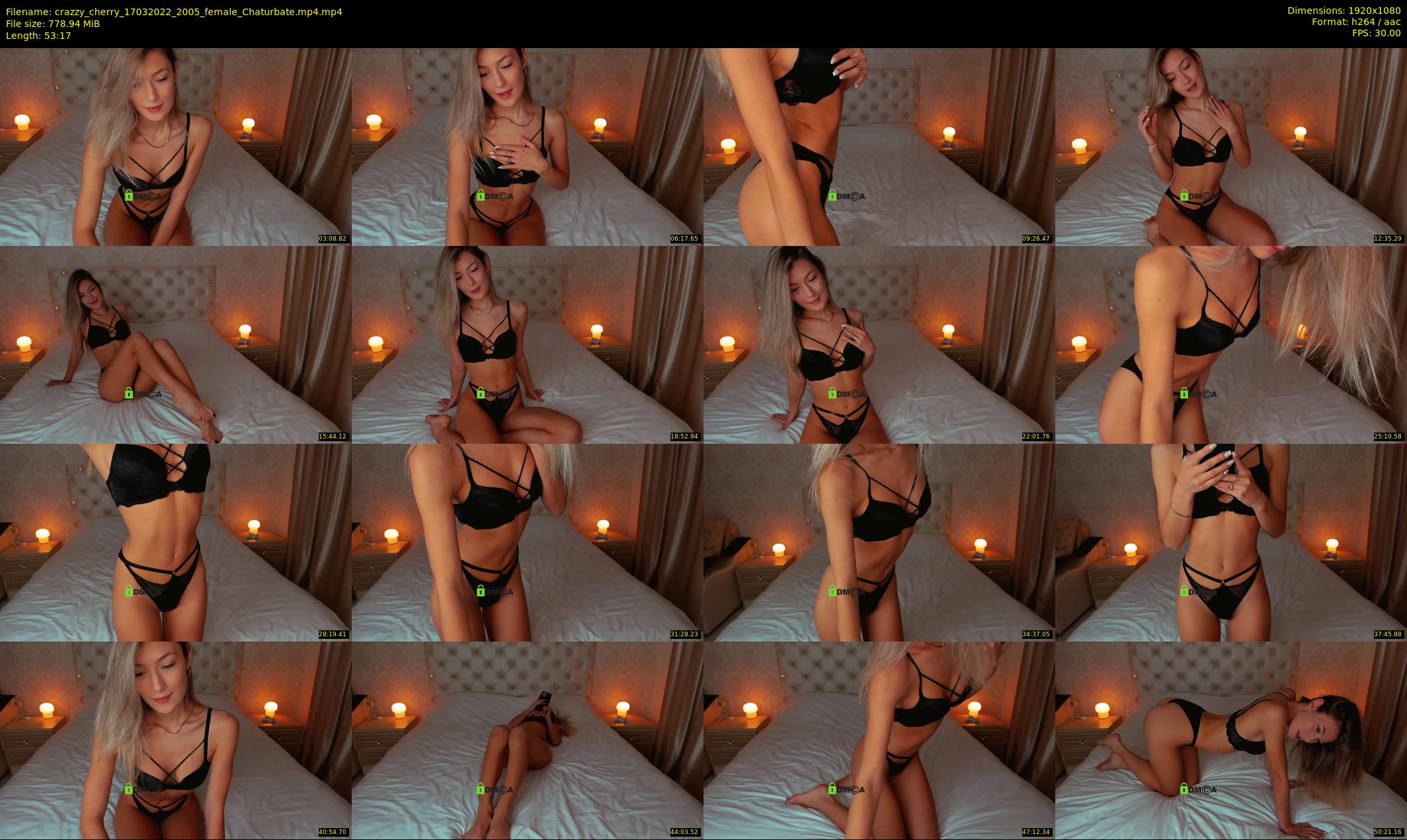 crazzy_cherry — 54 minute Chaturbate female cam show recording, 1080p, Mar 17, 2022