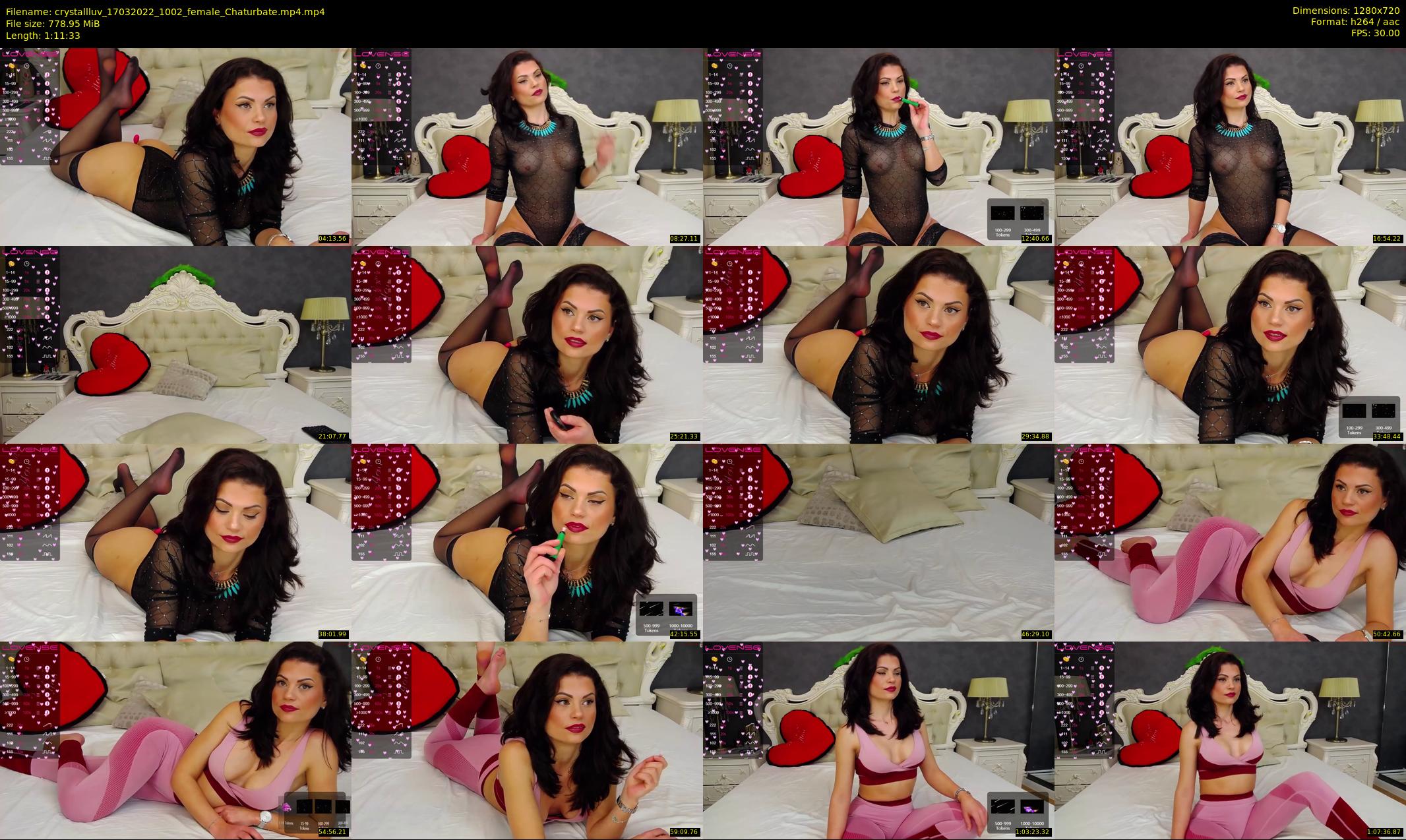 crystallluv — 72 minute Chaturbate female cam show recording, 720p, Mar 17, 2022