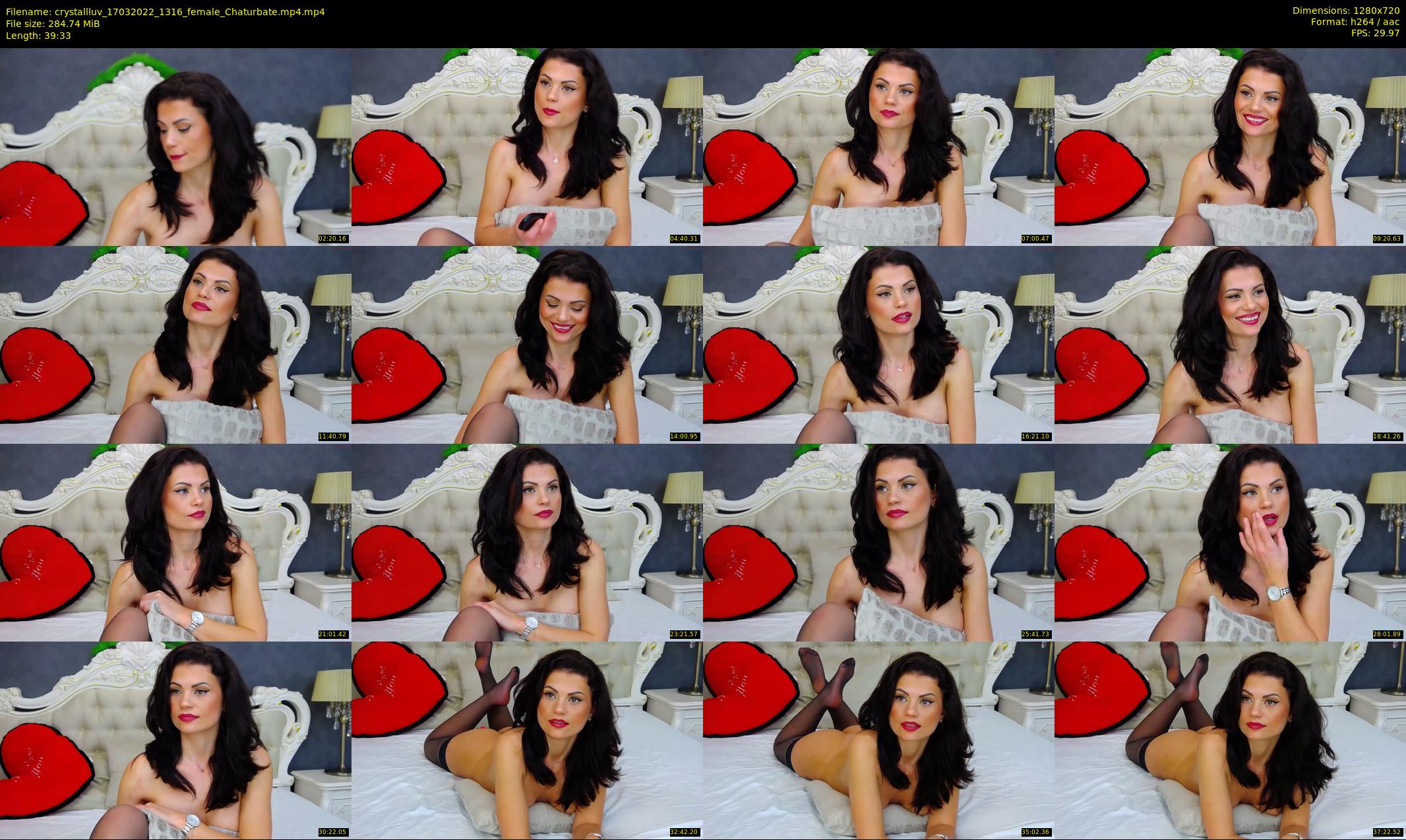 crystallluv — 40 minute Chaturbate female cam show recording, 720p, Mar 17, 2022