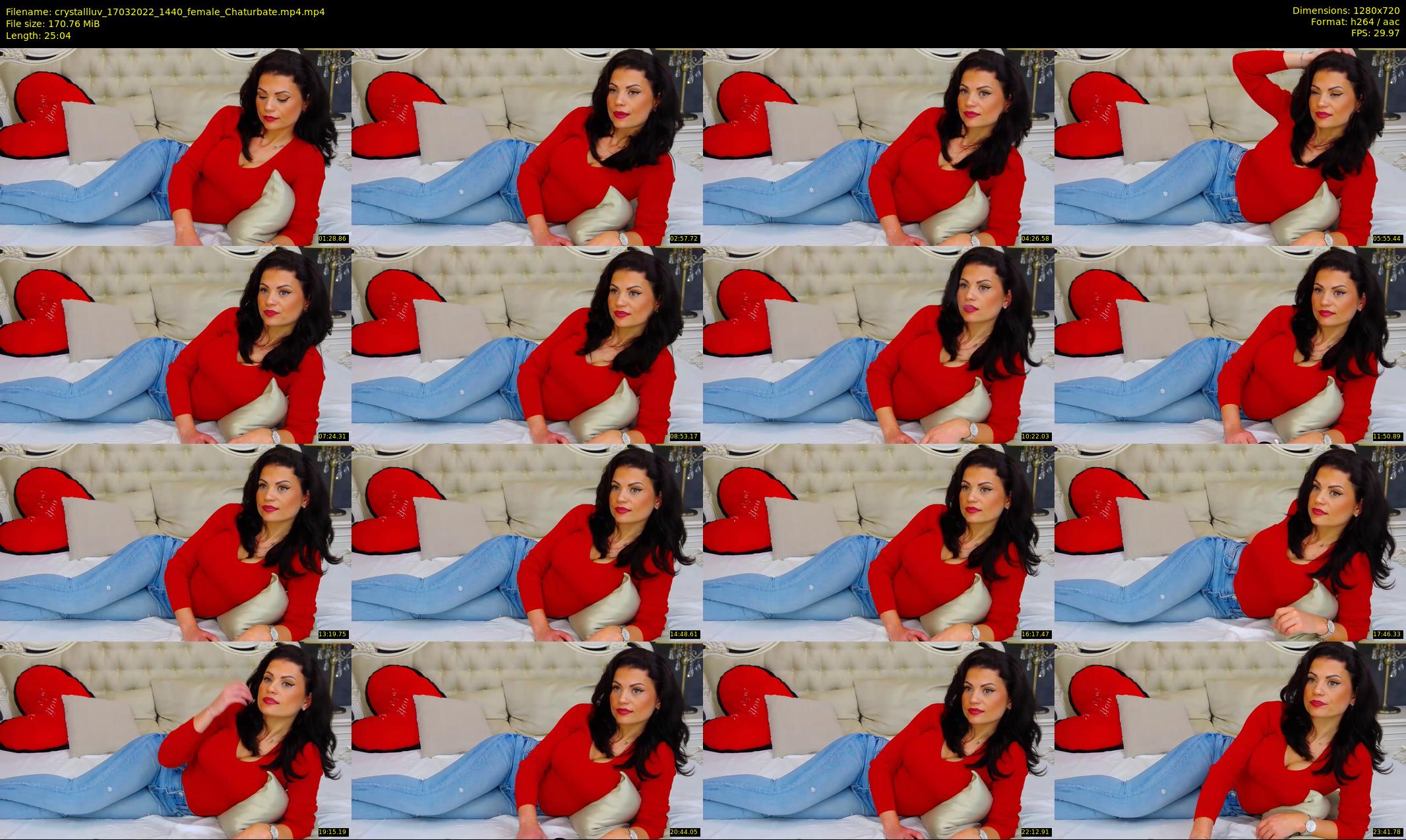 crystallluv — 26 minute Chaturbate female cam show recording, 720p, Mar 17, 2022