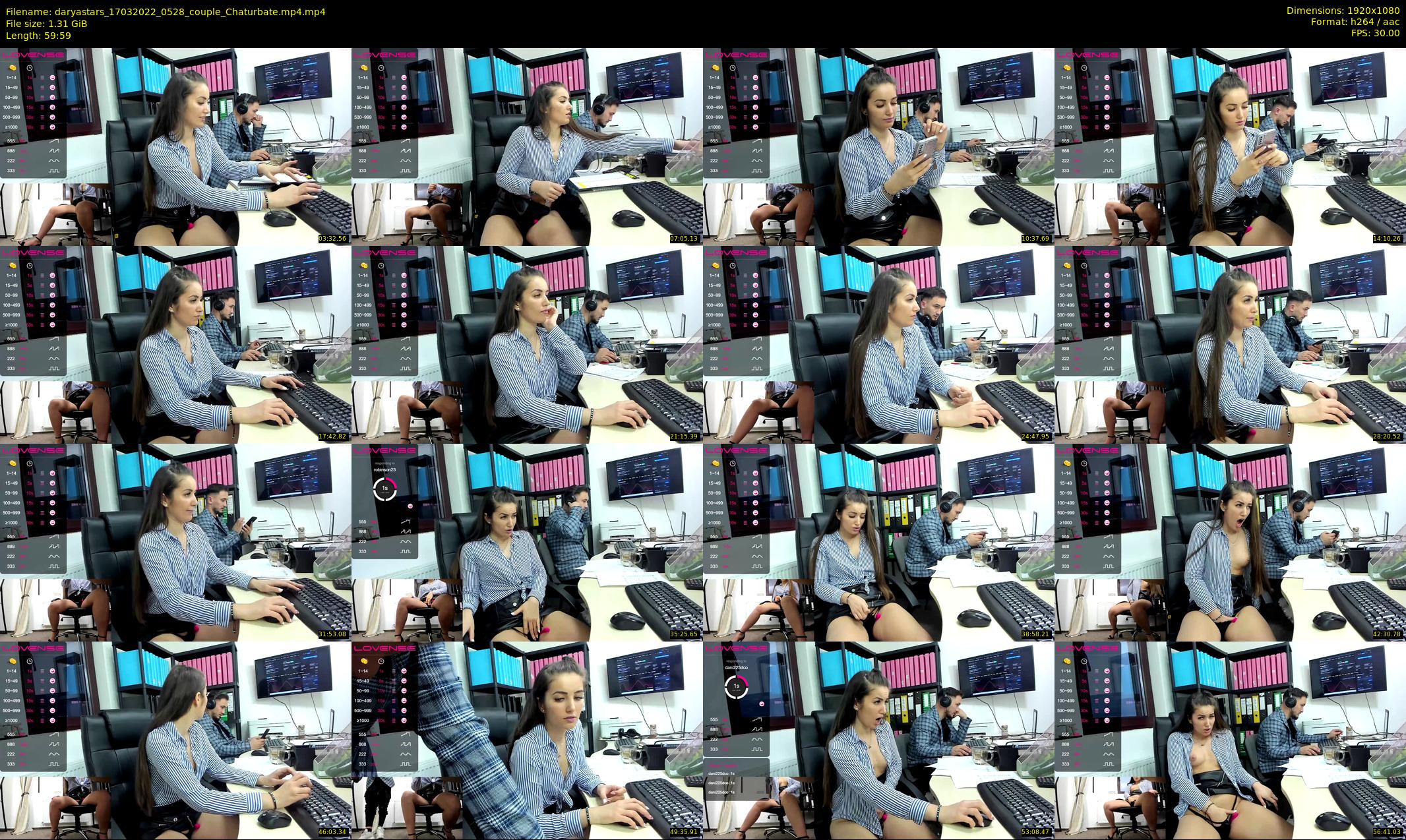 daryastars — 60 minute Chaturbate couple cam show recording, 1080p, Mar 17, 2022