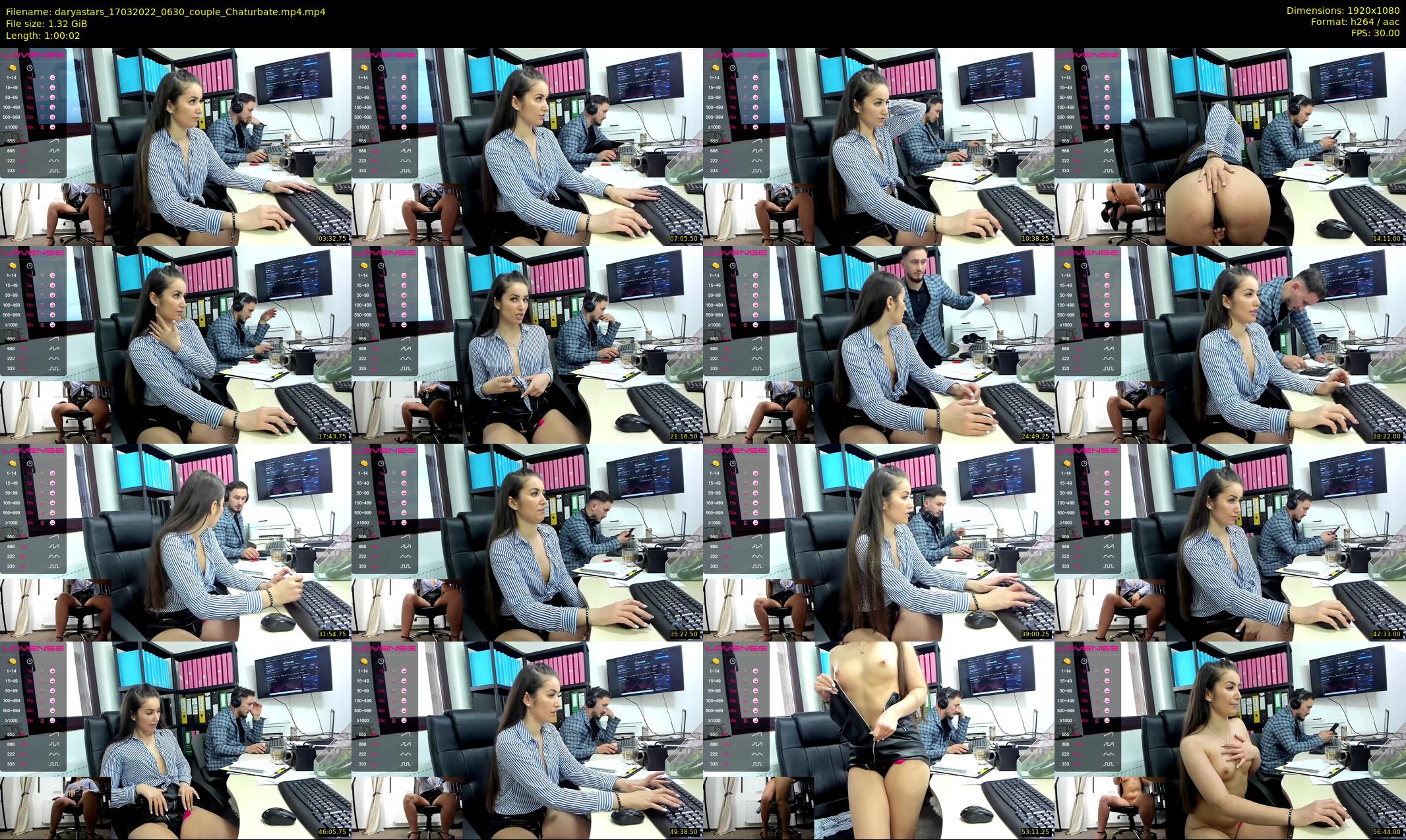 daryastars — 61 minute Chaturbate couple cam show recording, 1080p, Mar 17, 2022