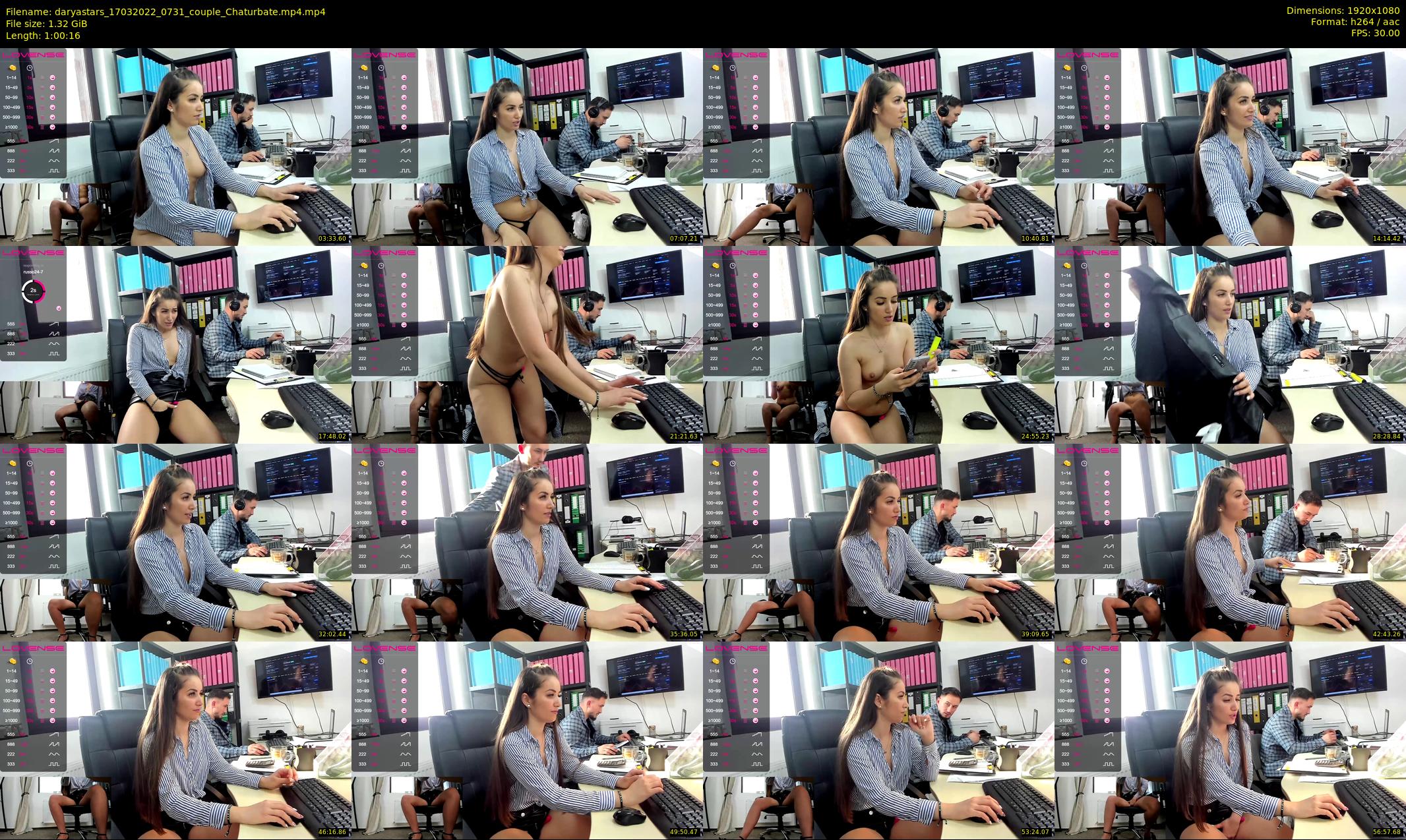 daryastars — 61 minute Chaturbate couple cam show recording, 1080p, Mar 17, 2022