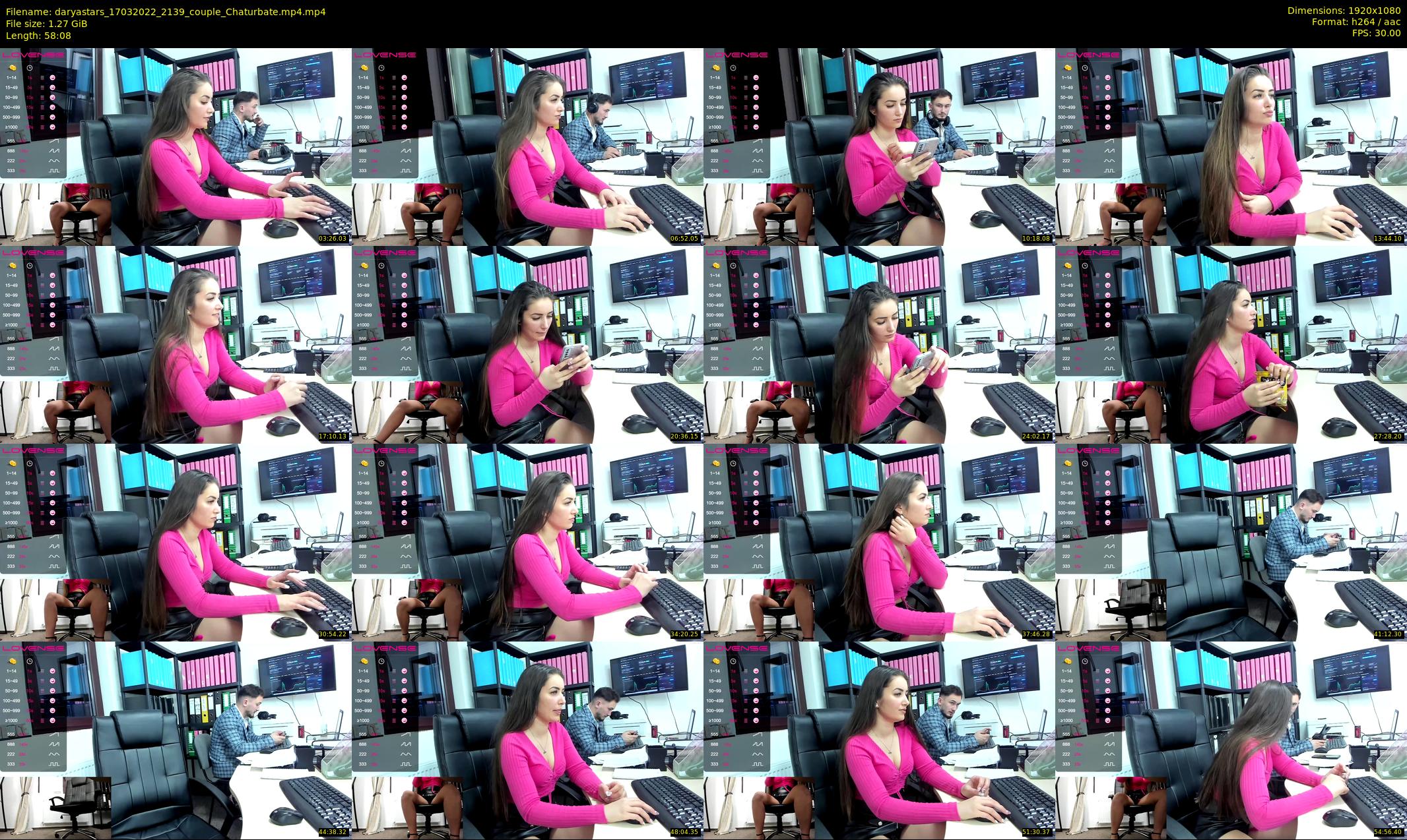 daryastars — 59 minute Chaturbate couple cam show recording, 1080p, Mar 17, 2022