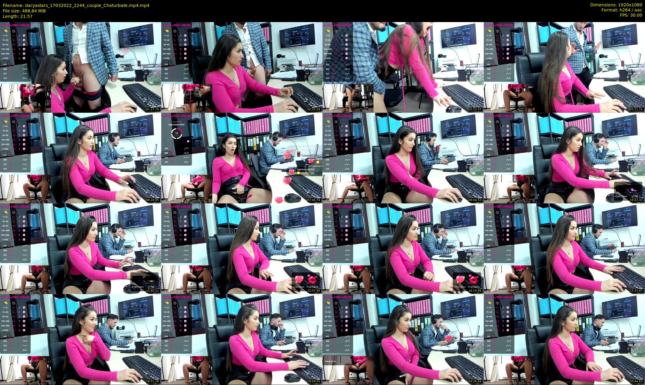 daryastars — 22 minute Chaturbate couple cam show recording, 1080p, Mar 17, 2022