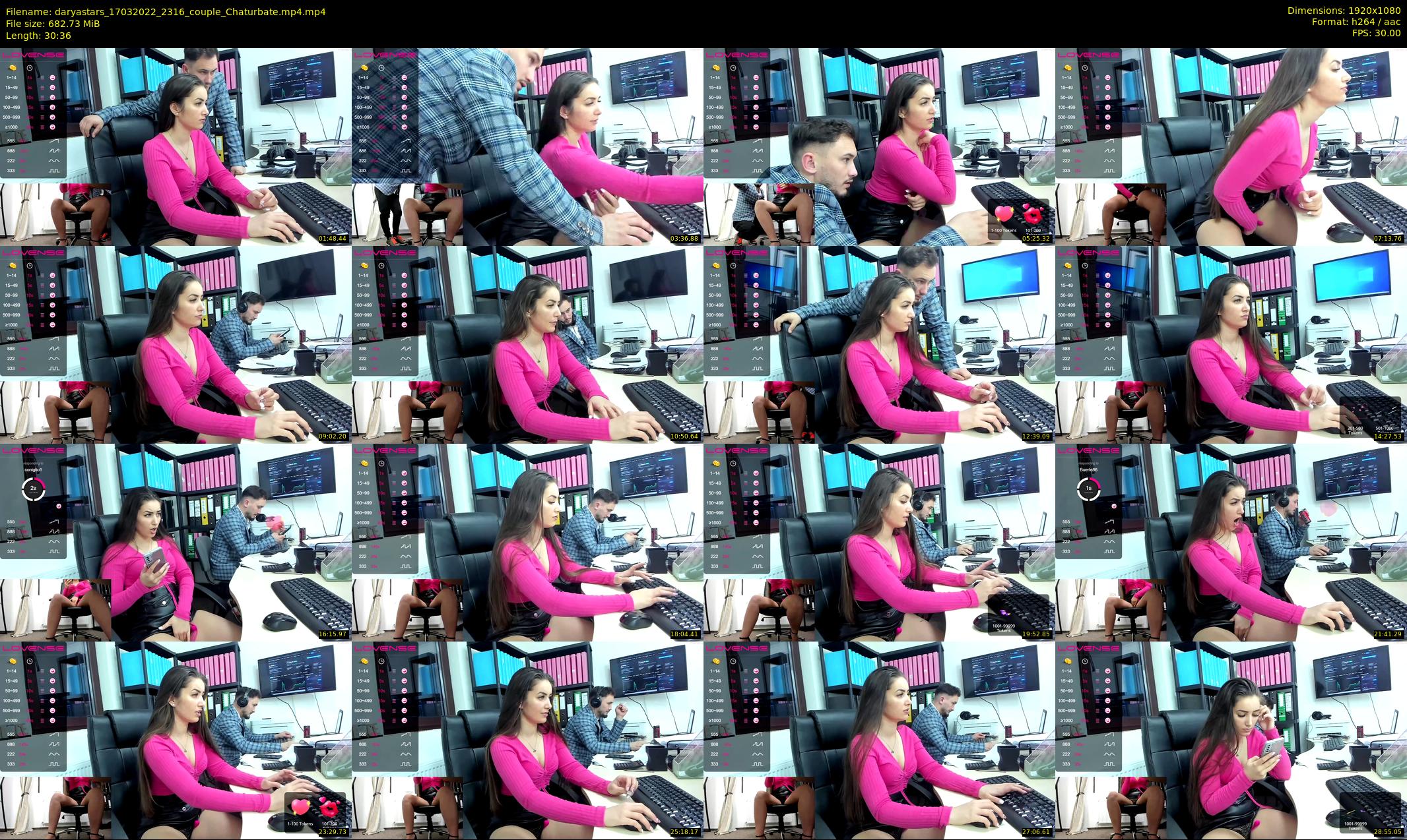 daryastars — 31 minute Chaturbate couple cam show recording, 1080p, Mar 17, 2022