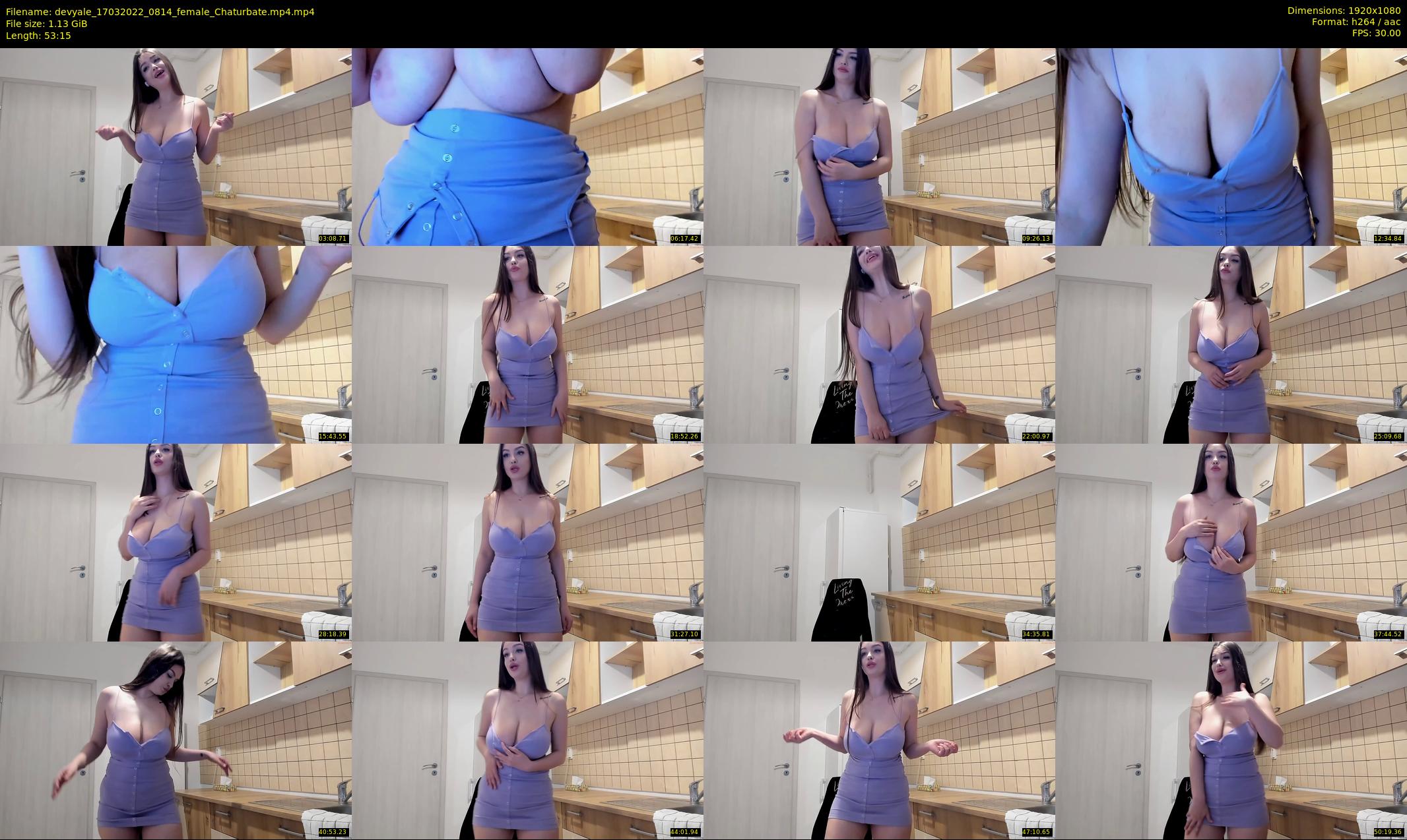 devyale — 54 minute Chaturbate female cam show recording, 1080p, Mar 17, 2022