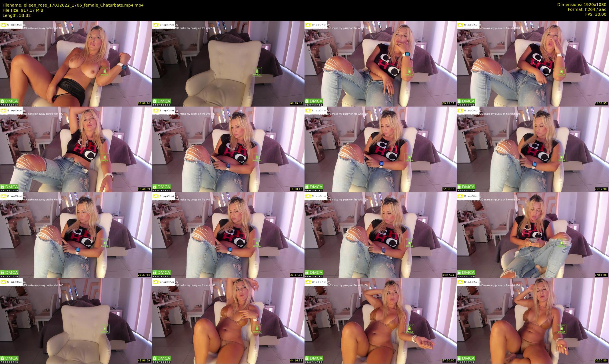 eileen_rose — 54 minute Chaturbate female cam show recording, 1080p, Mar 17, 2022