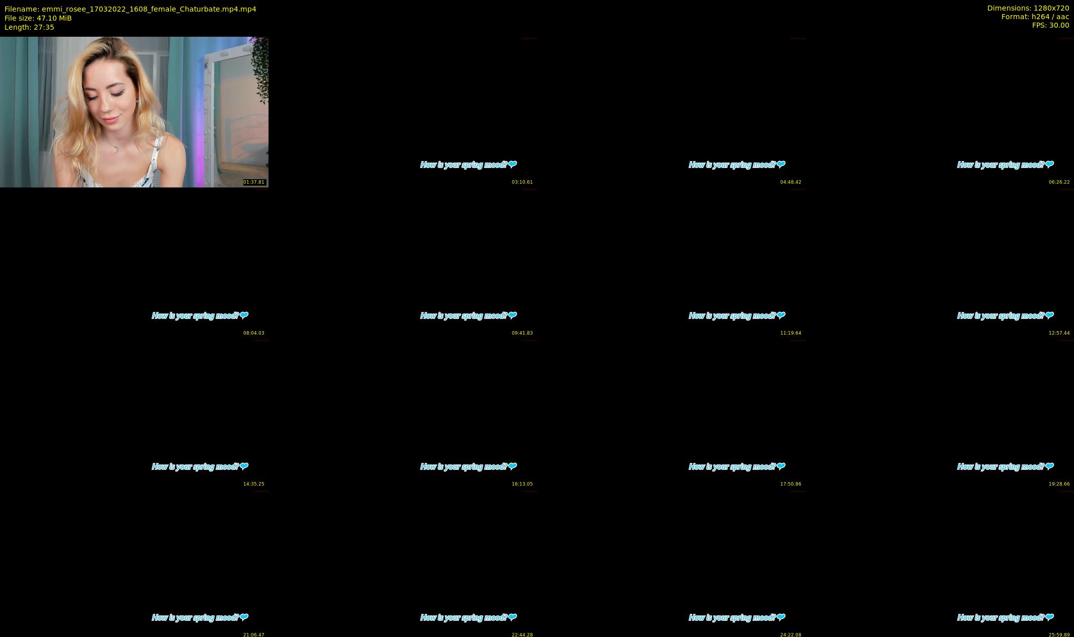 emmi_rosee — 28 minute Chaturbate female cam show recording, 720p, Mar 17, 2022
