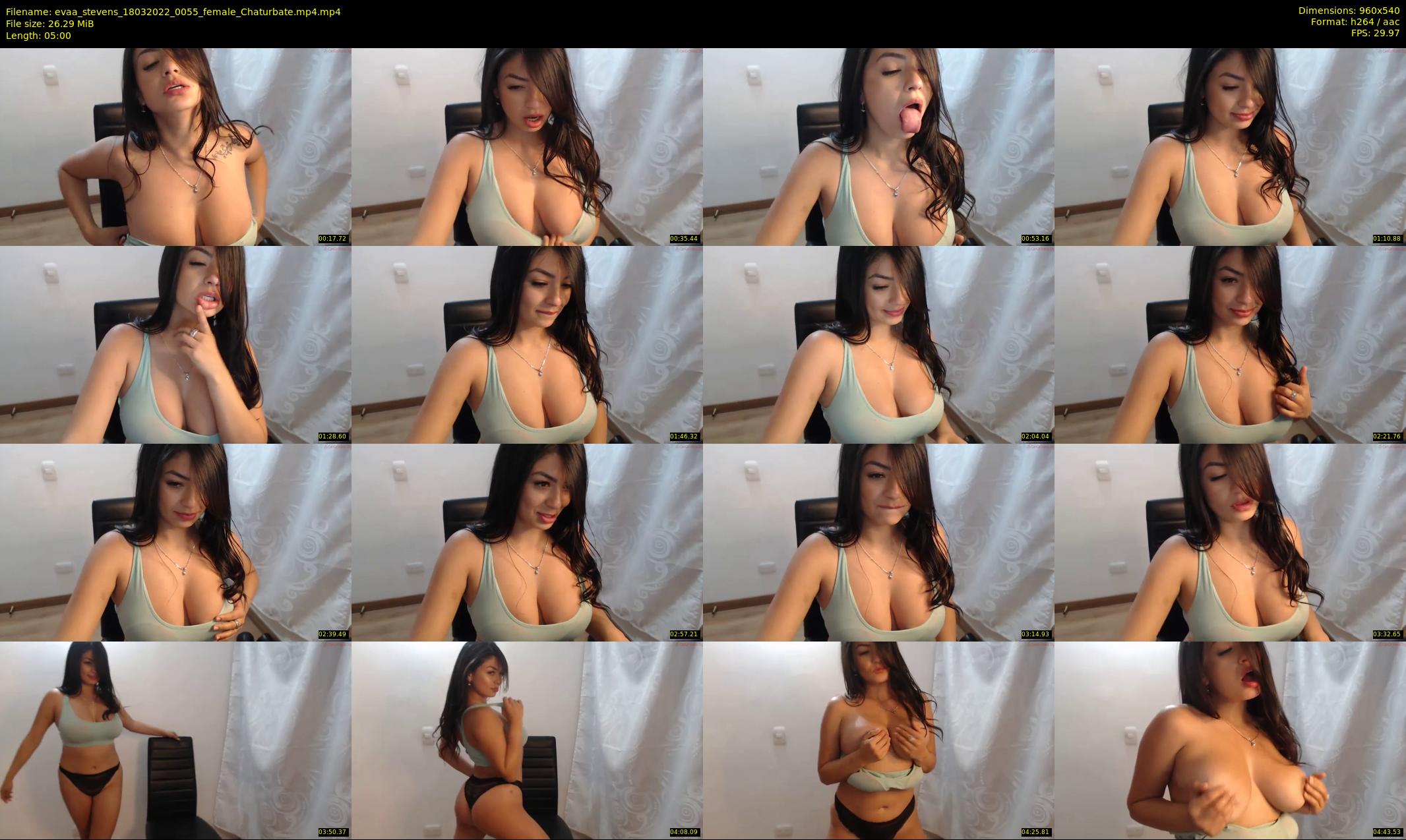 evaa_stevens — 5 minute Chaturbate female cam show recording, 480p, Mar 18, 2022